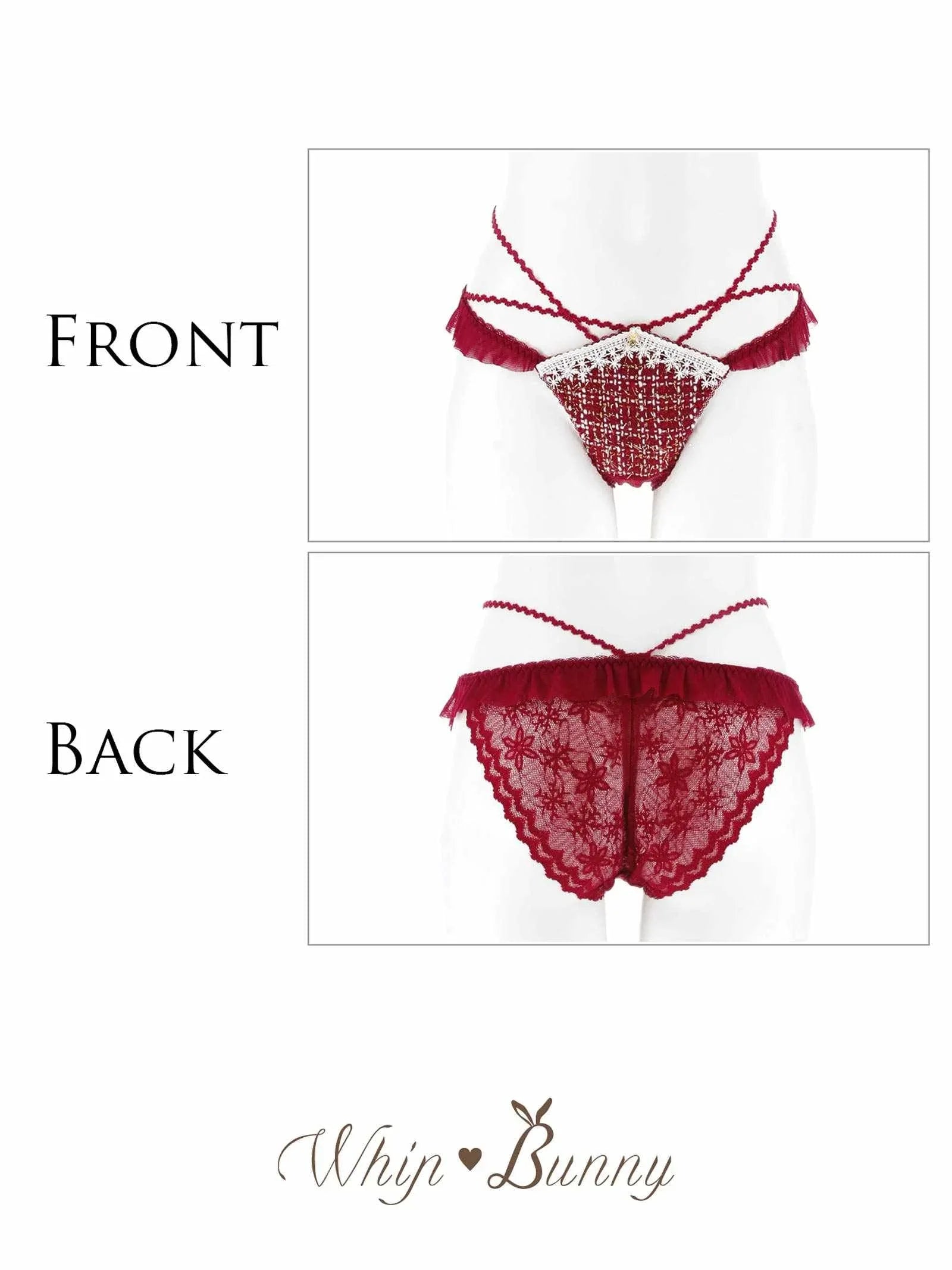 11/21新作!【明日花キララプロデュース/WhipBunny】Luxury Snow Tweed Shorts / ラグジュアリースノーツイードショーツ