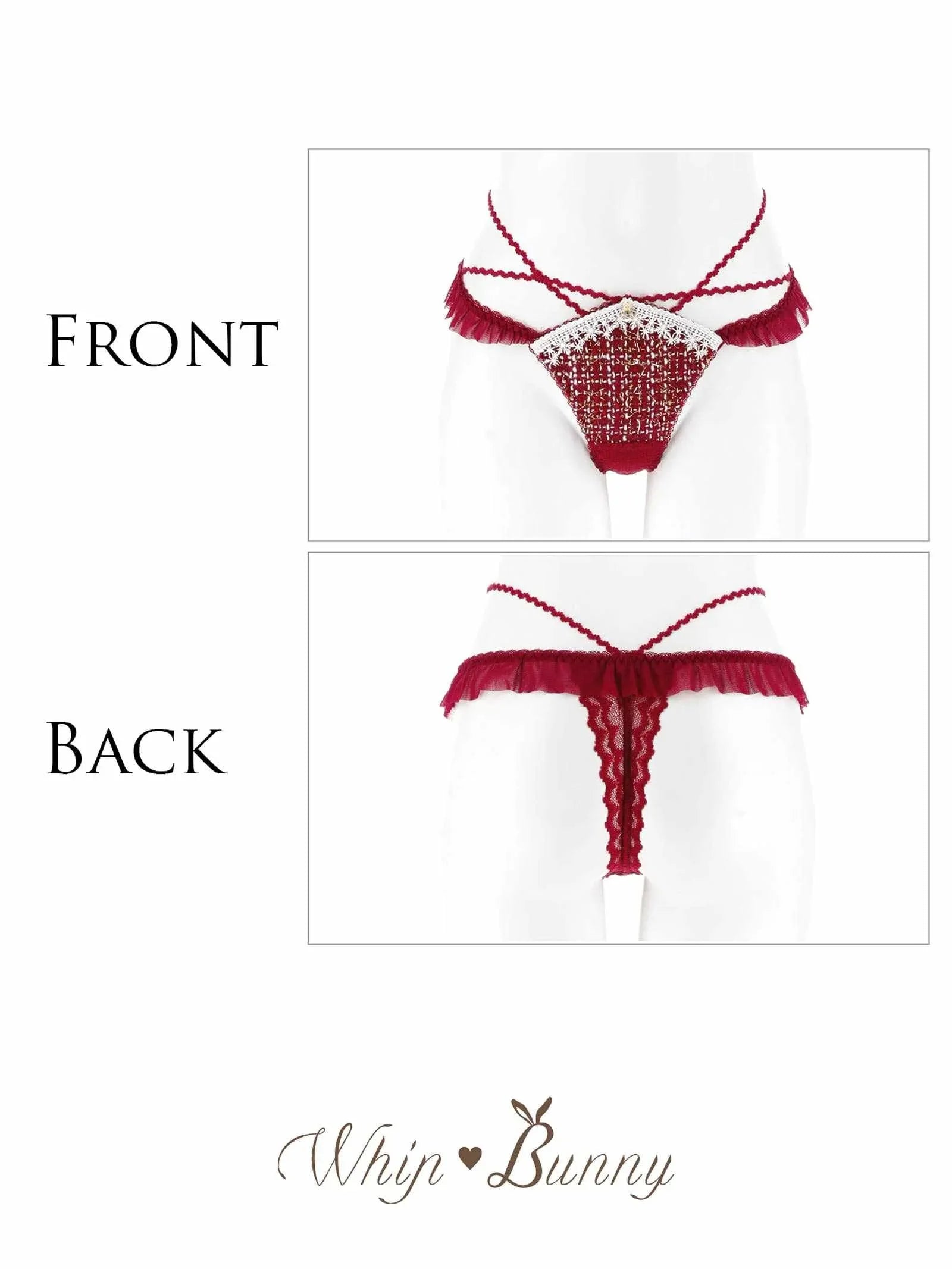 11/21新作!【明日花キララプロデュース/WhipBunny】Luxury Snow Tweed Shorts / ラグジュアリースノーツイードショーツ