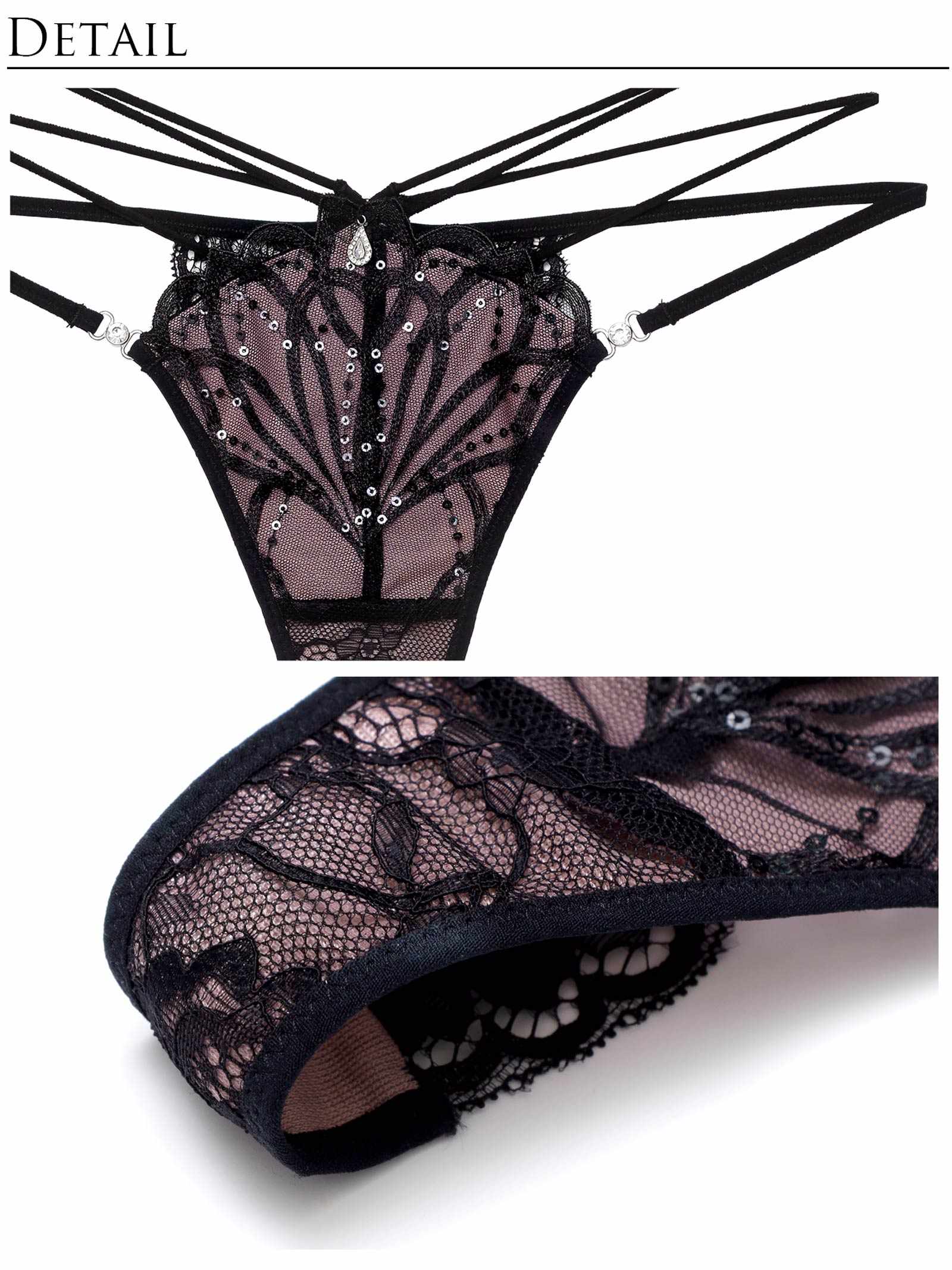 1/30新作!【明日花キララプロデュース/WhipBunny】Elegant Arch Corsage Bra&T-back/ エレガントアーチコサージュブラ&Tバック