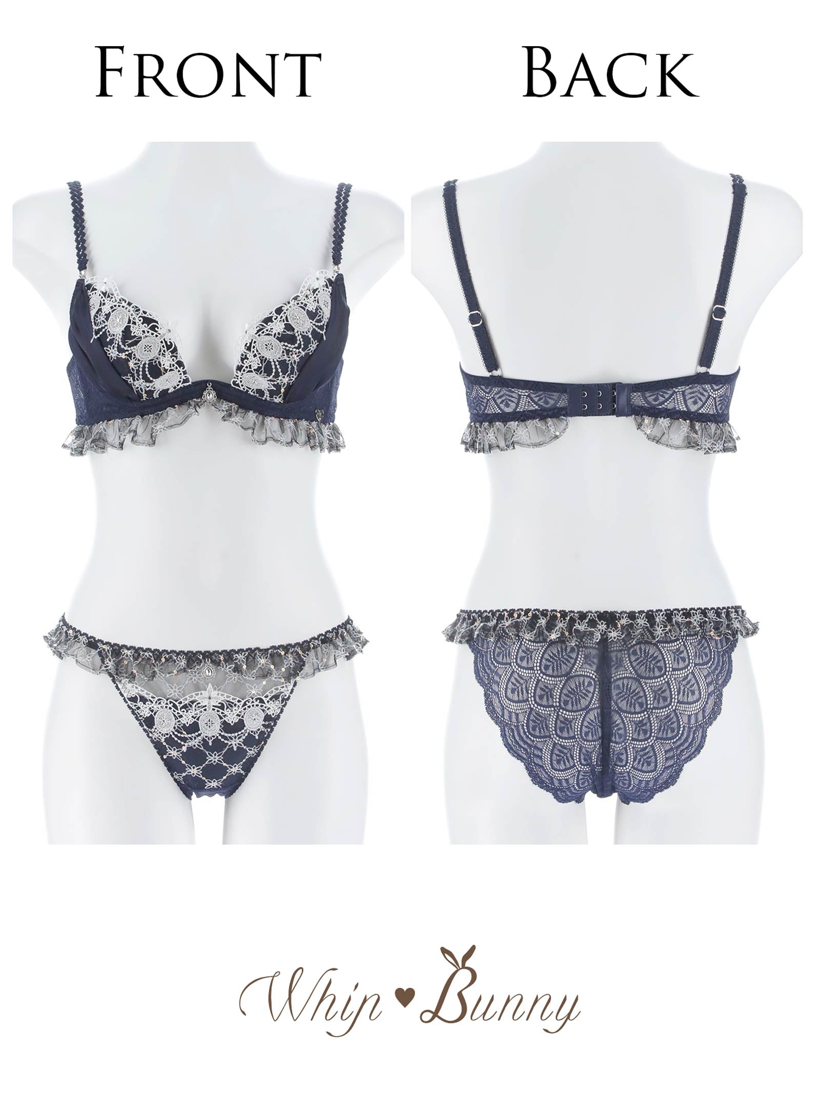 3/13新作!【明日花キララプロデュース/WhipBunny】Princess Lame Chiffon Bra&Shorts / プリンセスラメシフォンブラ&ショーツ