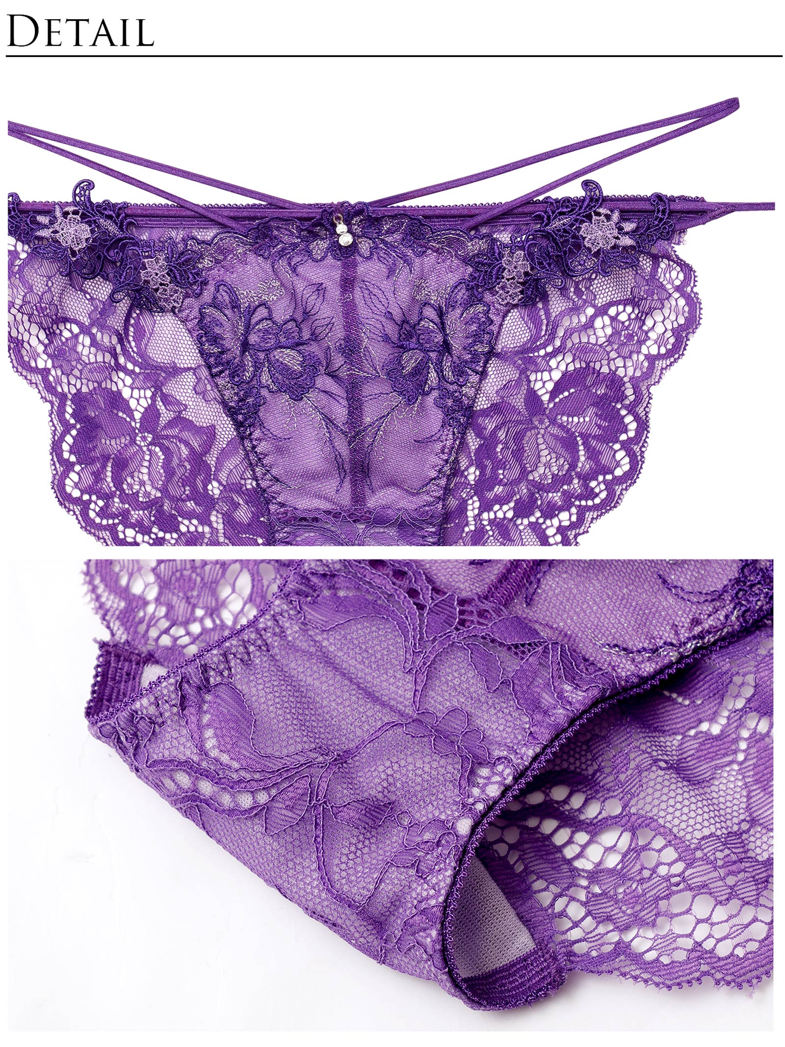 4/3新作!【明日花キララプロデュース/WhipBunny】Jewelry Bloom Lace Bra&Shorts / ジュエリーブルームレースブラ&ショーツ