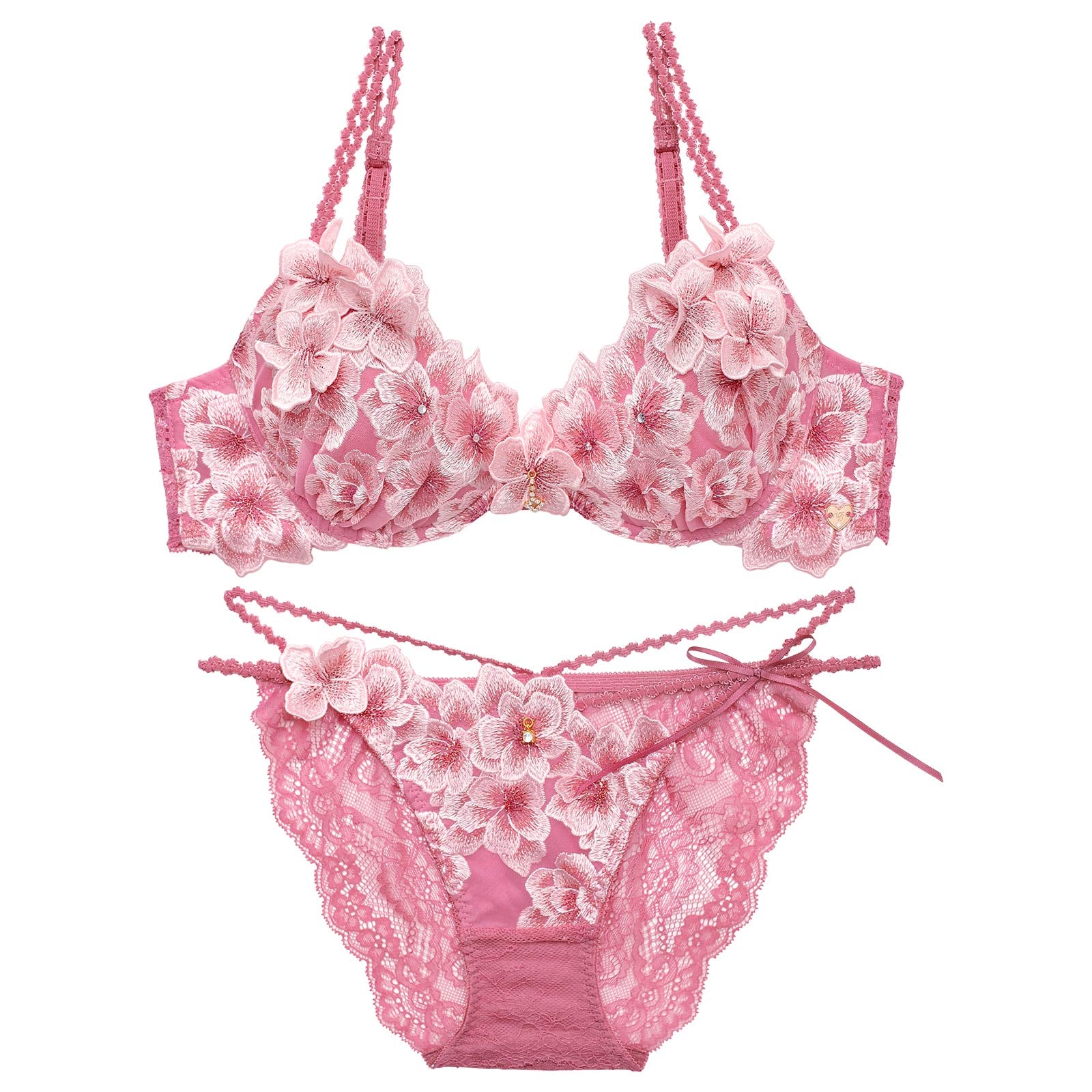 3/6新作!【明日花キララプロデュース/WhipBunny】Luminous Cherry Blossom Bra&Shorts / ルミナスチェリーブロッサムブラ&ショーツ