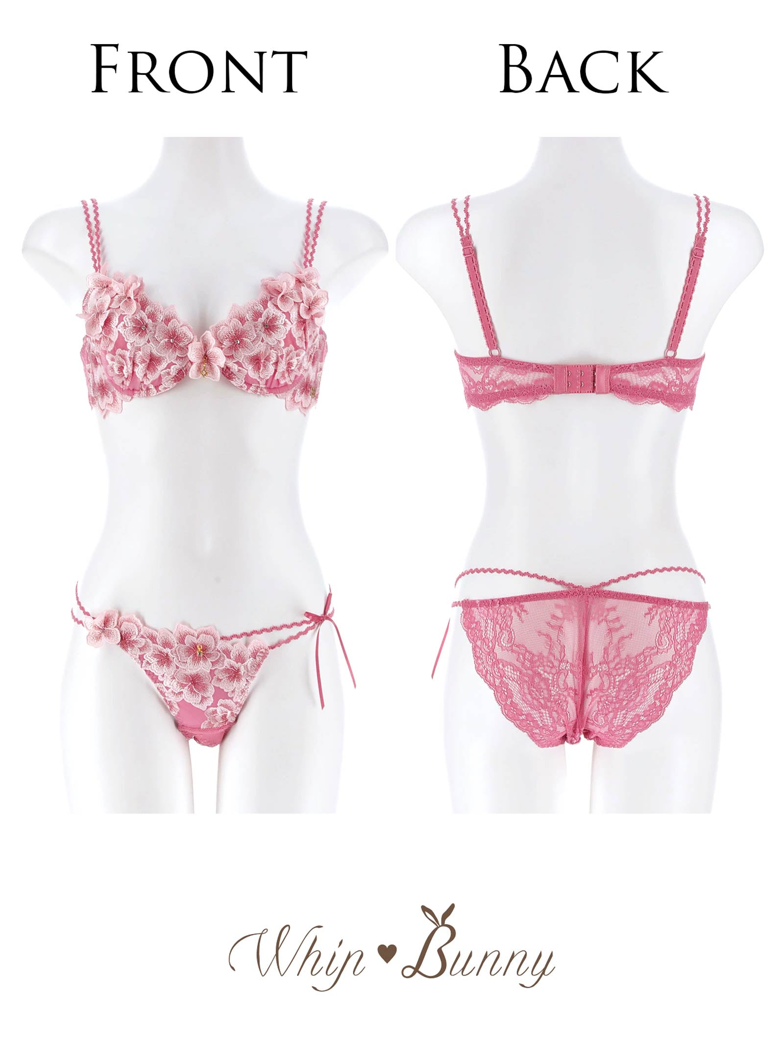 3/6新作!【明日花キララプロデュース/WhipBunny】Luminous Cherry Blossom Bra&Shorts / ルミナスチェリーブロッサムブラ&ショーツ