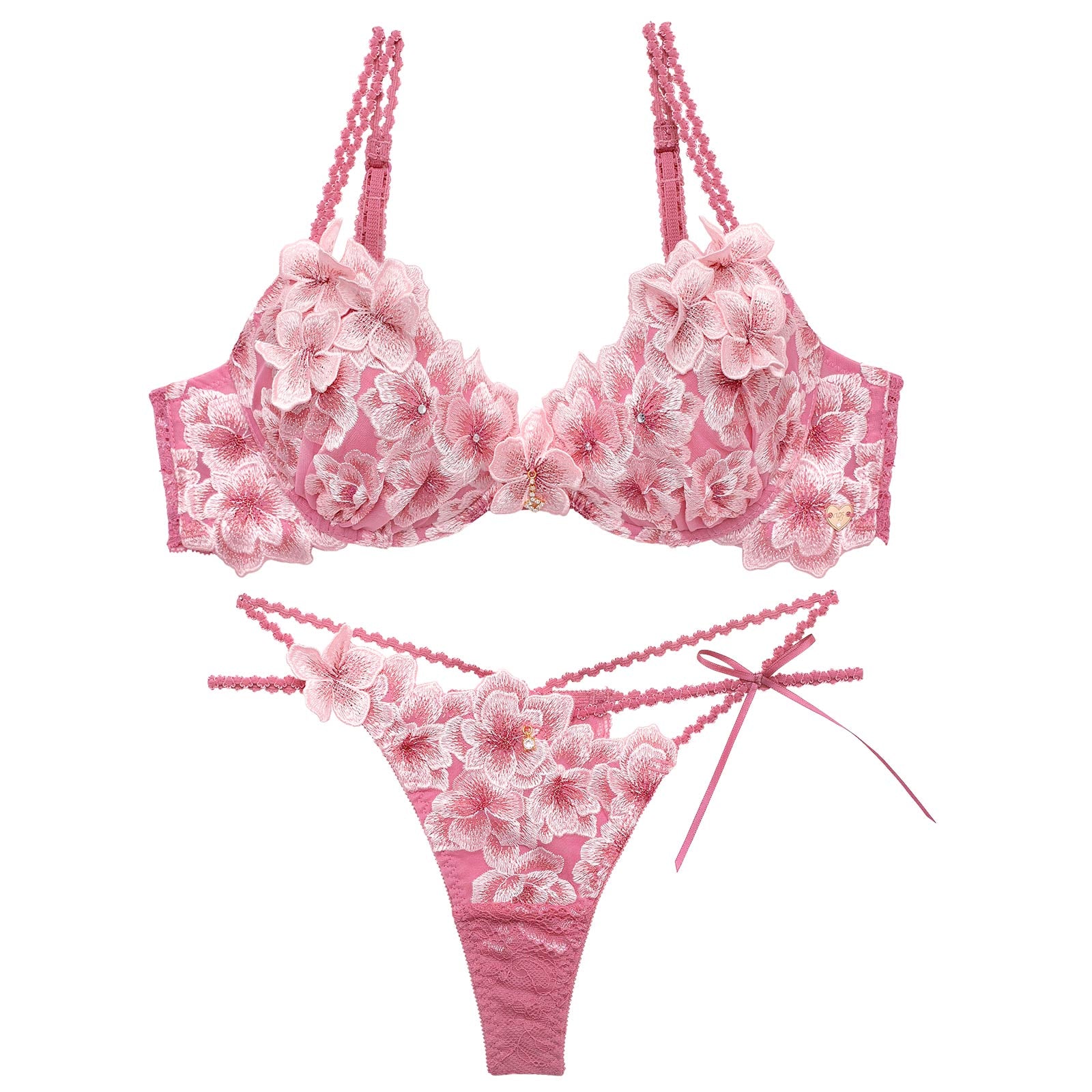 3/6新作!【明日花キララプロデュース/WhipBunny】Luminous Cherry Blossom Bra&&T-back / ルミナスチェリーブロッサムブラ&Tバック