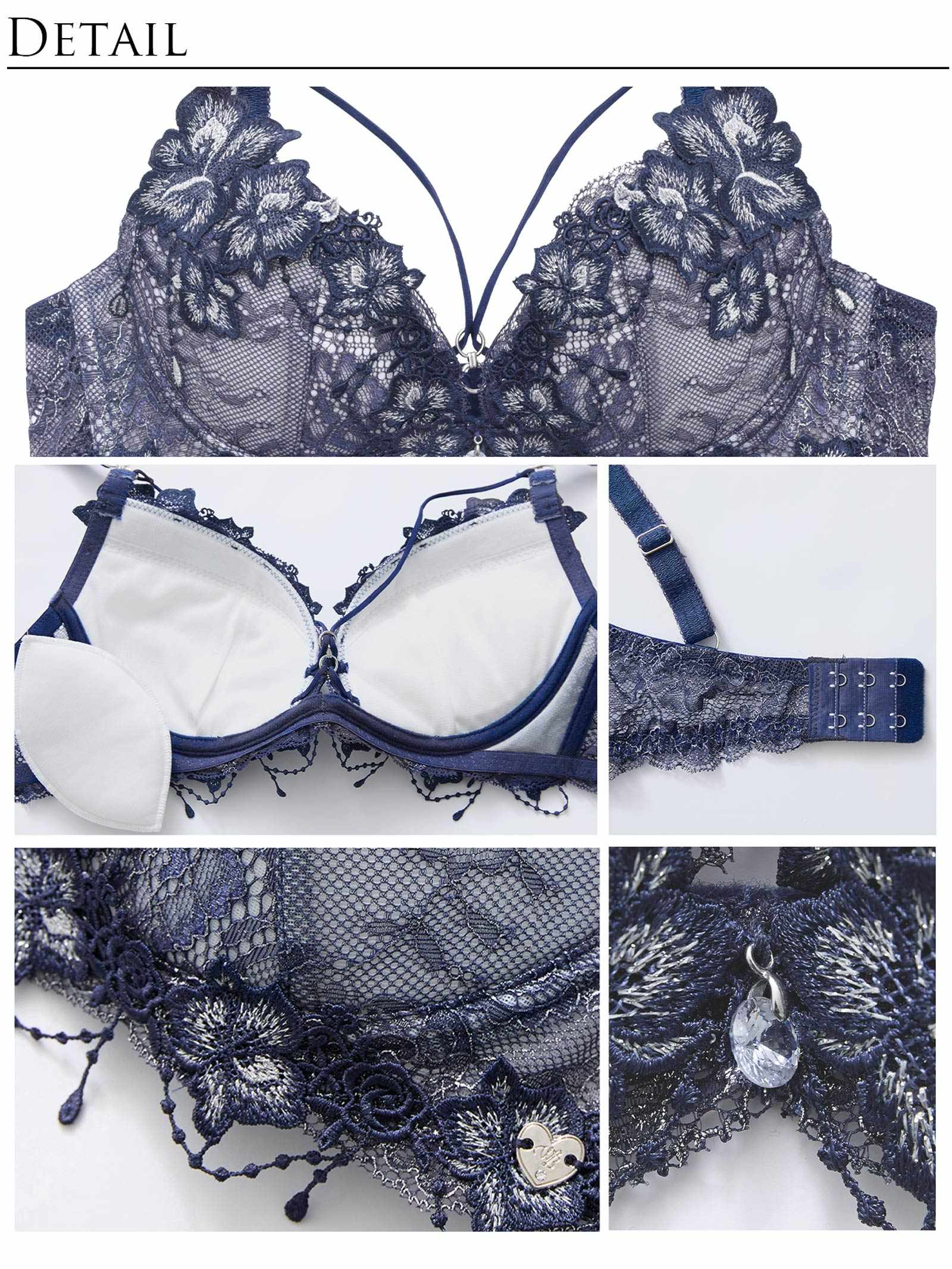 5/29新作!【明日花キララプロデュース/WhipBunny】Noble Jewel Rose Bra&T-back / ノーブルジュエルローズブラ&Tバック