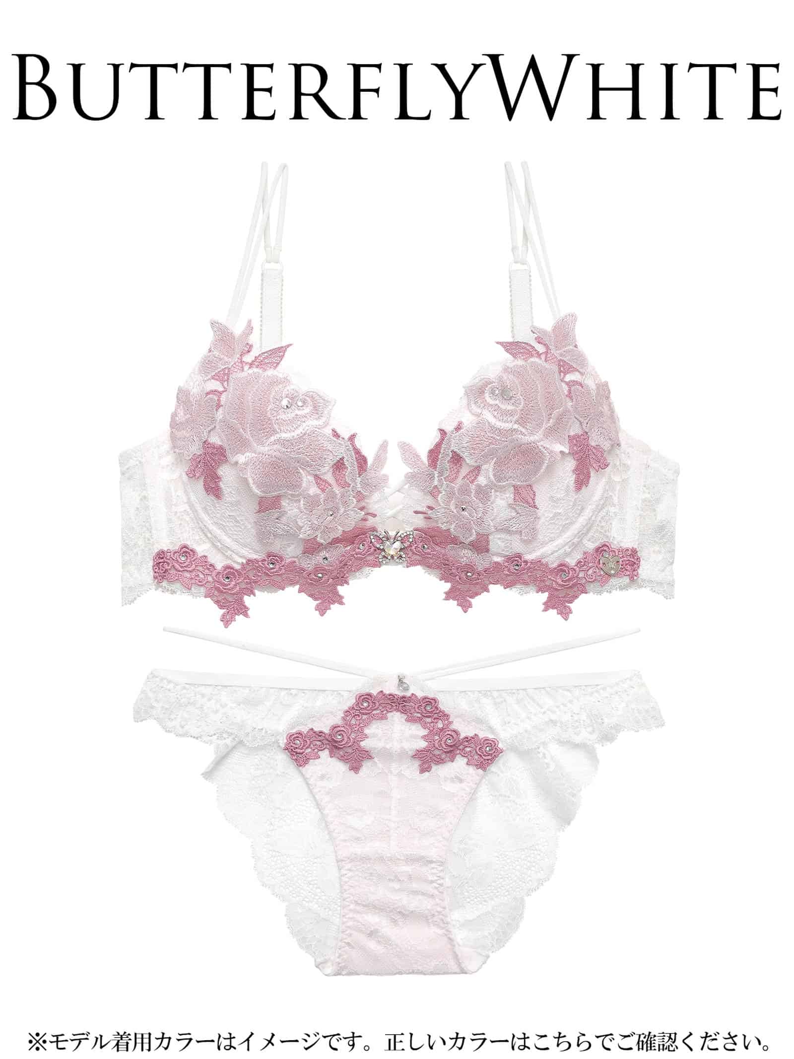 8/7新作!【明日花キララプロデュース/WhipBunny】Butterfly Rose Bloom Bra&Shorts / バタフライローズブルームブラ&ショーツ