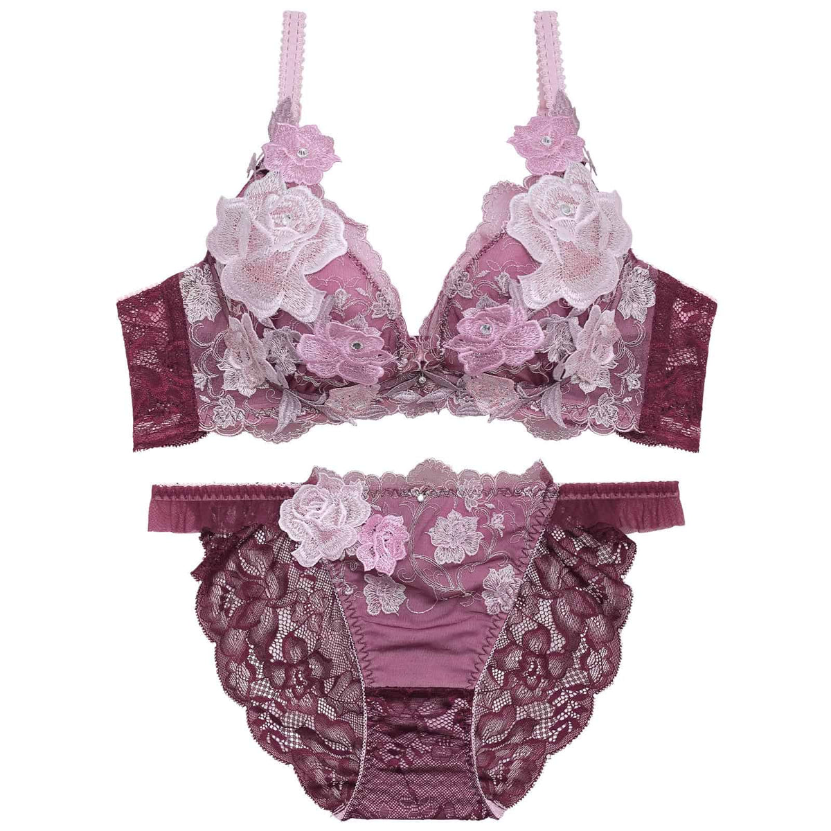 10/23新作!【明日花キララプロデュース/WhipBunny】Rich Rose Blossom Bra&Shorts / リッチローズブロッサムブラ&ショーツ