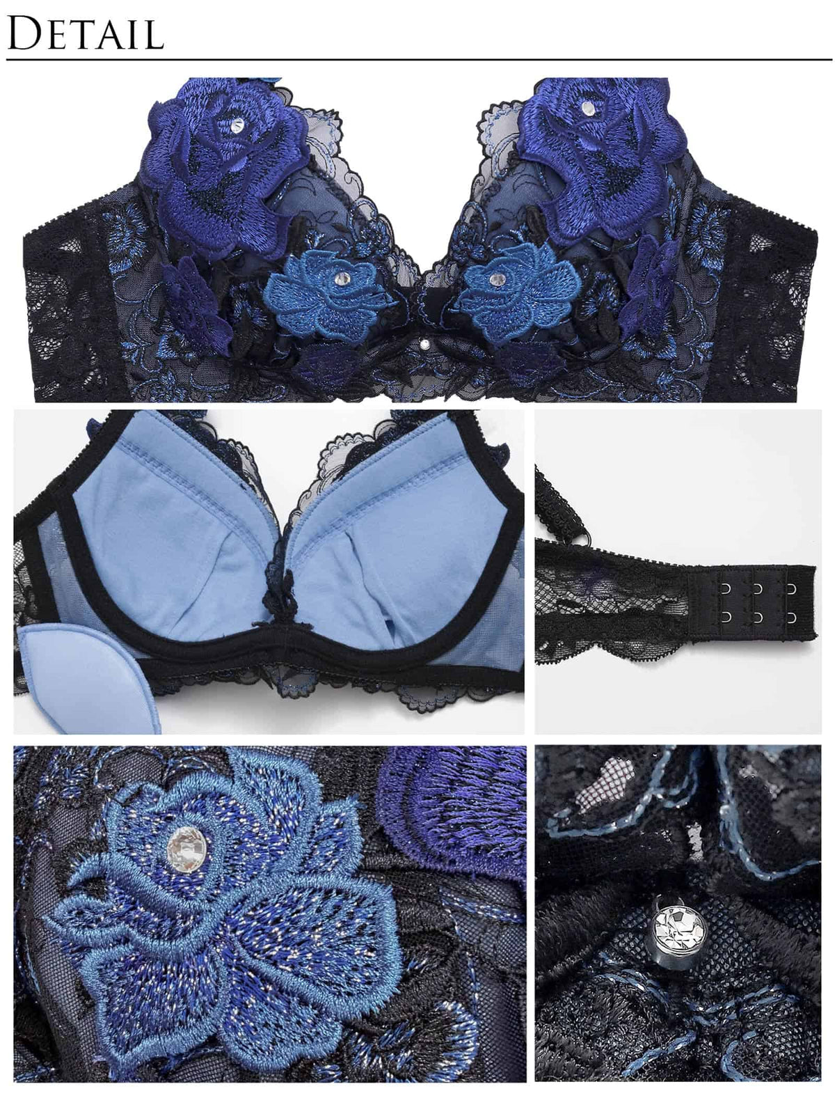 10/23新作!【明日花キララプロデュース/WhipBunny】Rich Rose Blossom Bra&T-back / リッチローズブロッサムブラ&Tバック