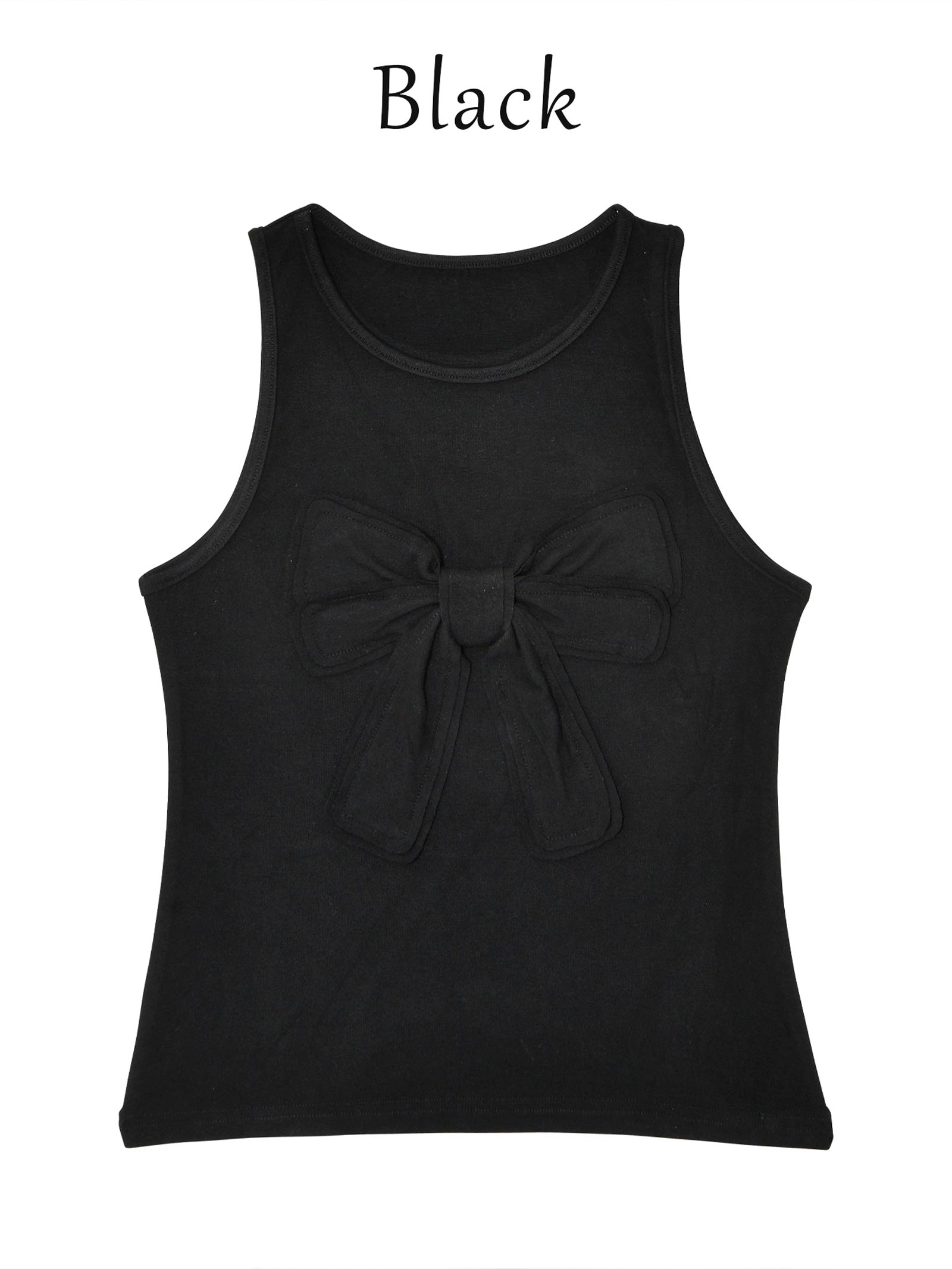 8/30新作!【lunangelina】Ribbon Tops/BLACK