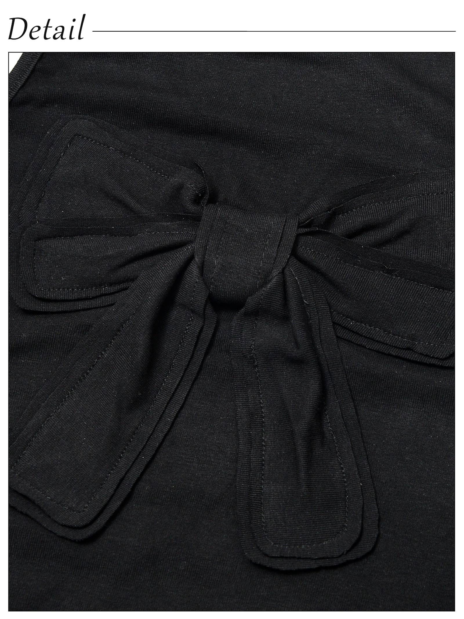 8/30新作!【lunangelina】Ribbon Tops/BLACK