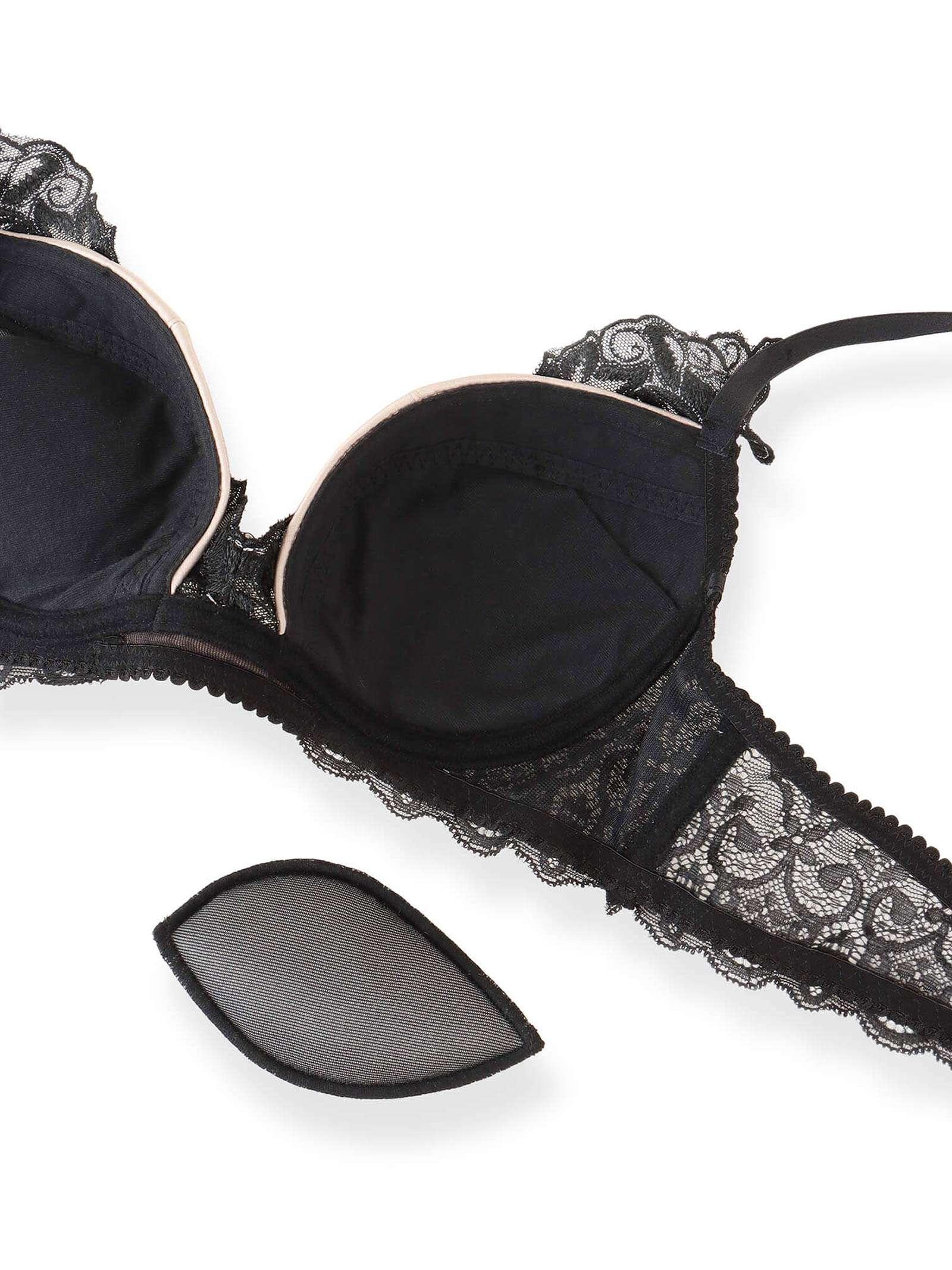 【LEMURA】Matt Satin&Code Lace Lingerie -フルバックセット-GOLD - 【公式】247Lingerie