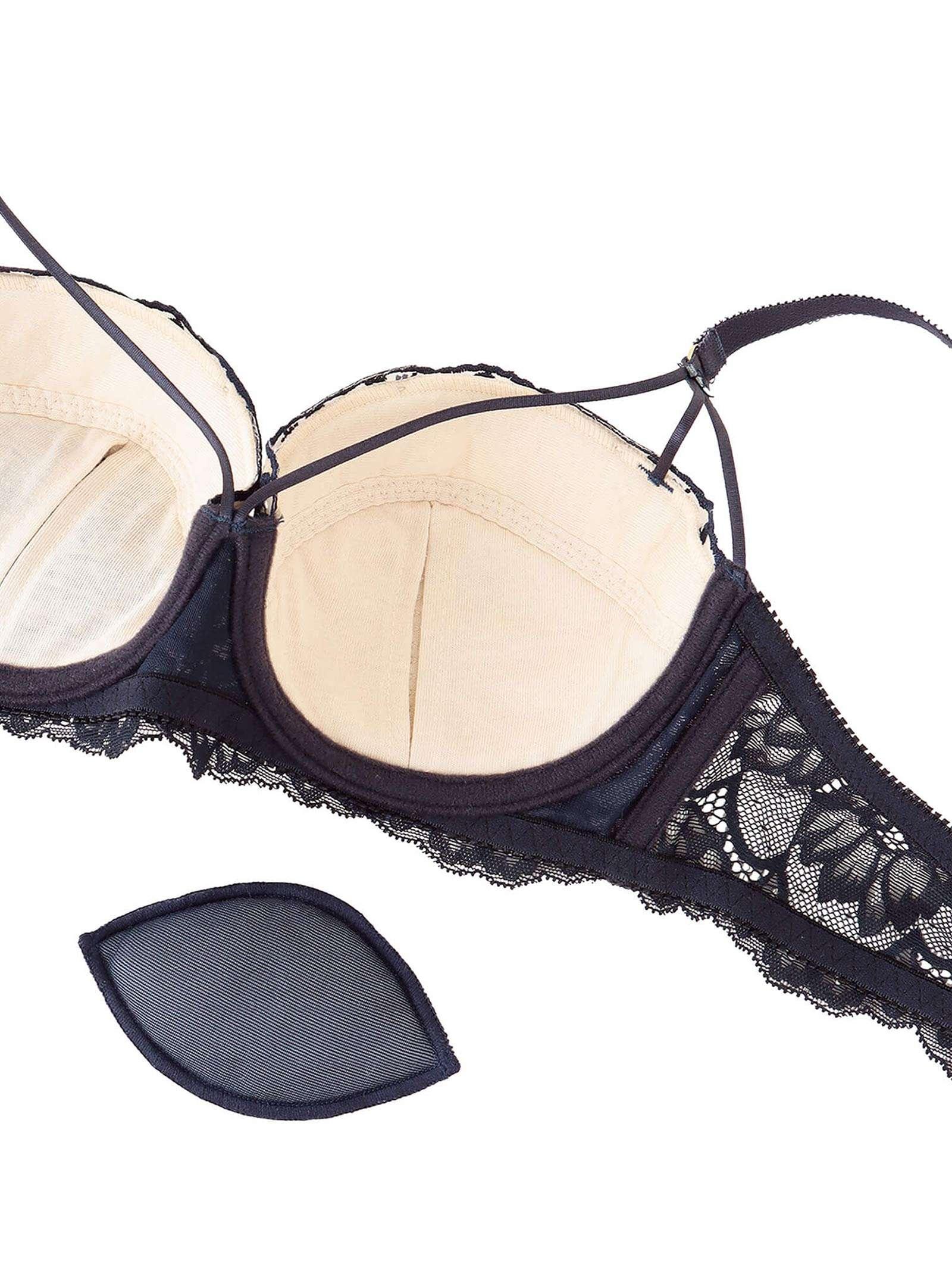 【LEMURA】Nudy Lace Lingerie -フルバックセット-DARKNAVY - 【公式】247Lingerie