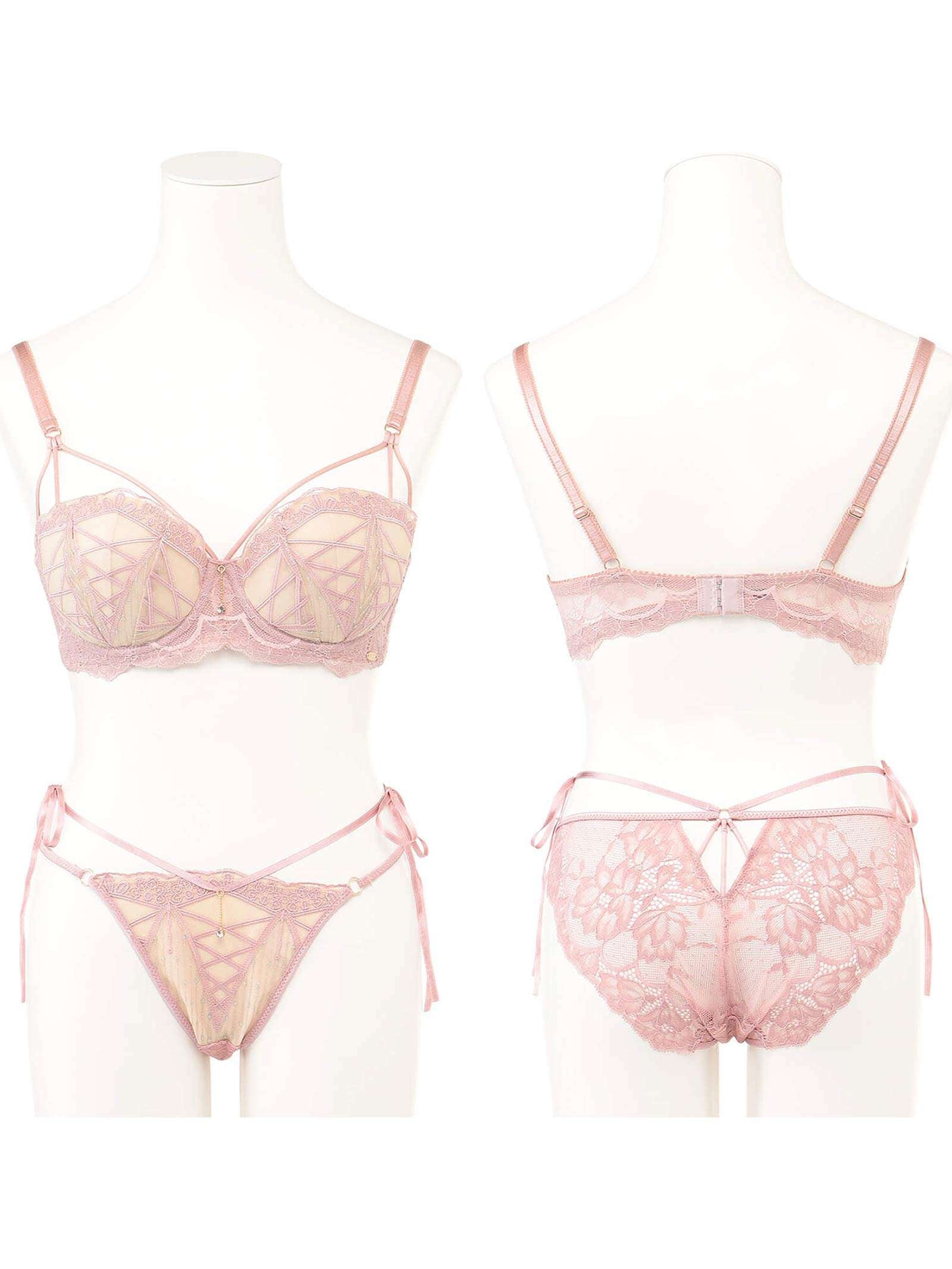 6/24新作!【Rちゃんプロデュース/LEMURA】Nudy Lace Lingerie -フルバックセット-
BABYPNK