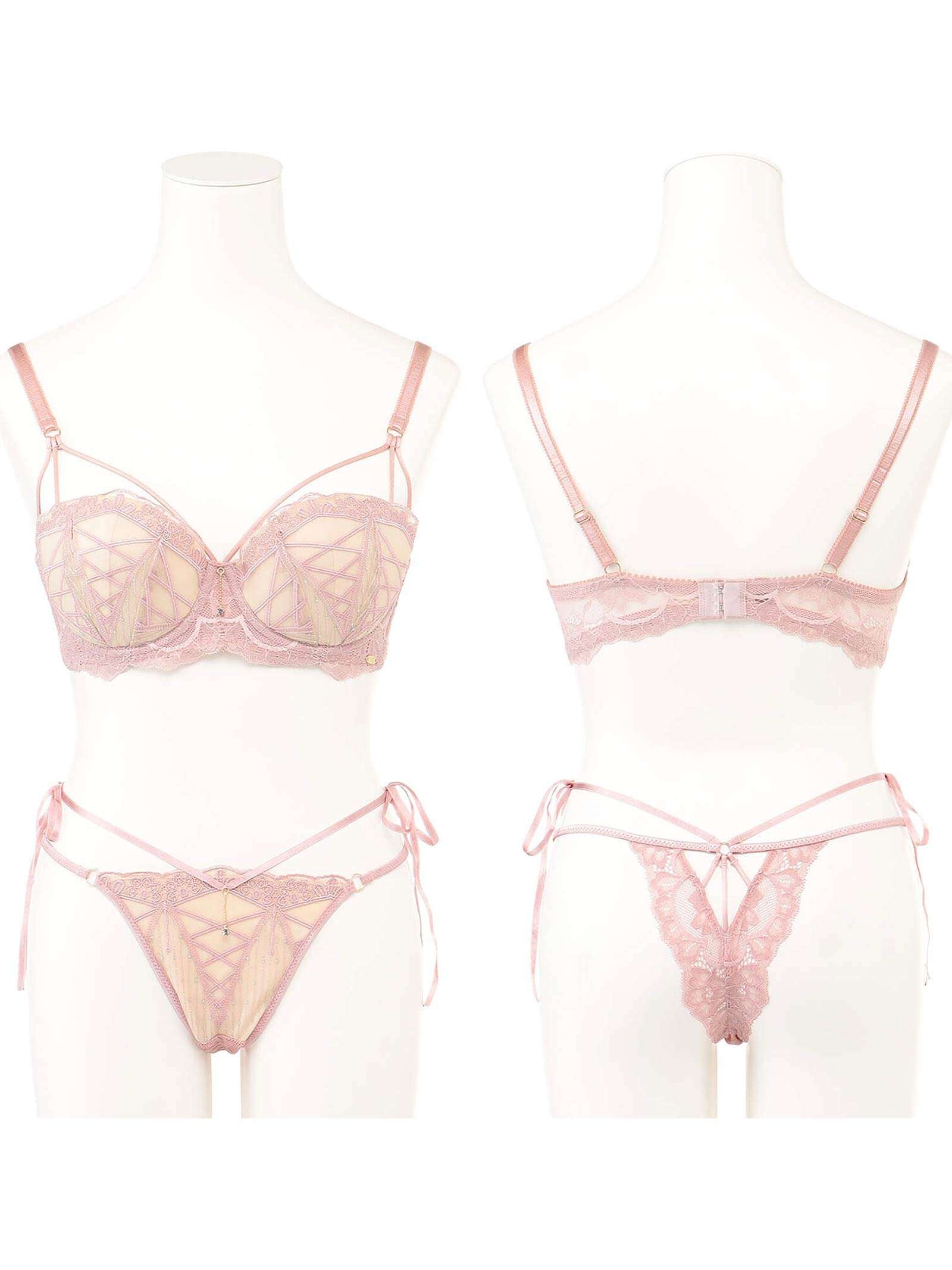 6/24新作!【Rちゃんプロデュース/LEMURA】Nudy Lace Lingerie -Tバックセット-
BABYPNK