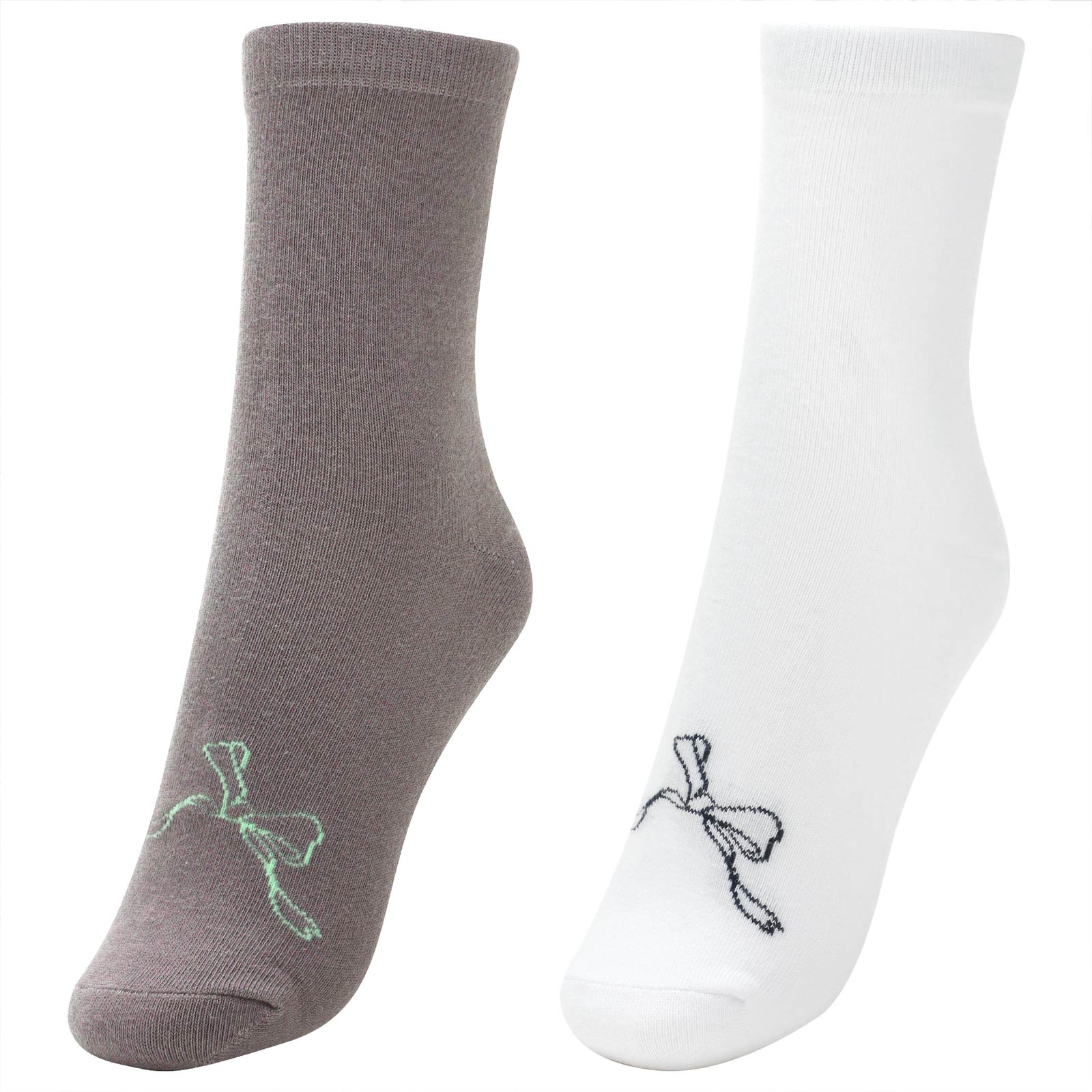 【YouTuber流那プロデュース/Lulumerry】リボン&バックロゴソックス