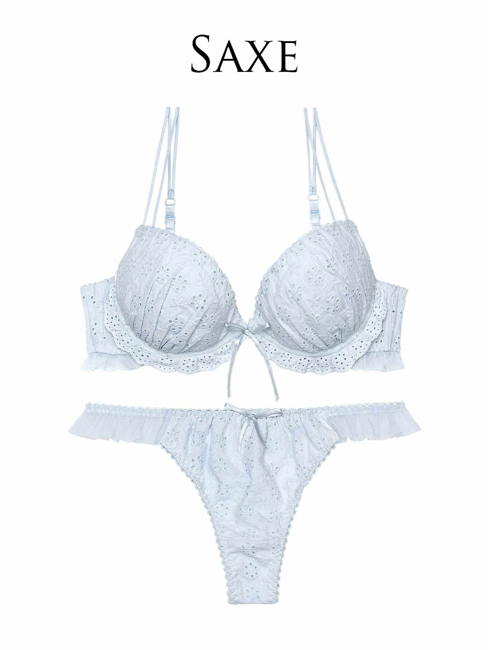 8/5新作!【ぴょな(PyunA.)プロデュース/Enfel】コットンレースエンジェル ブラジャー&Tバック