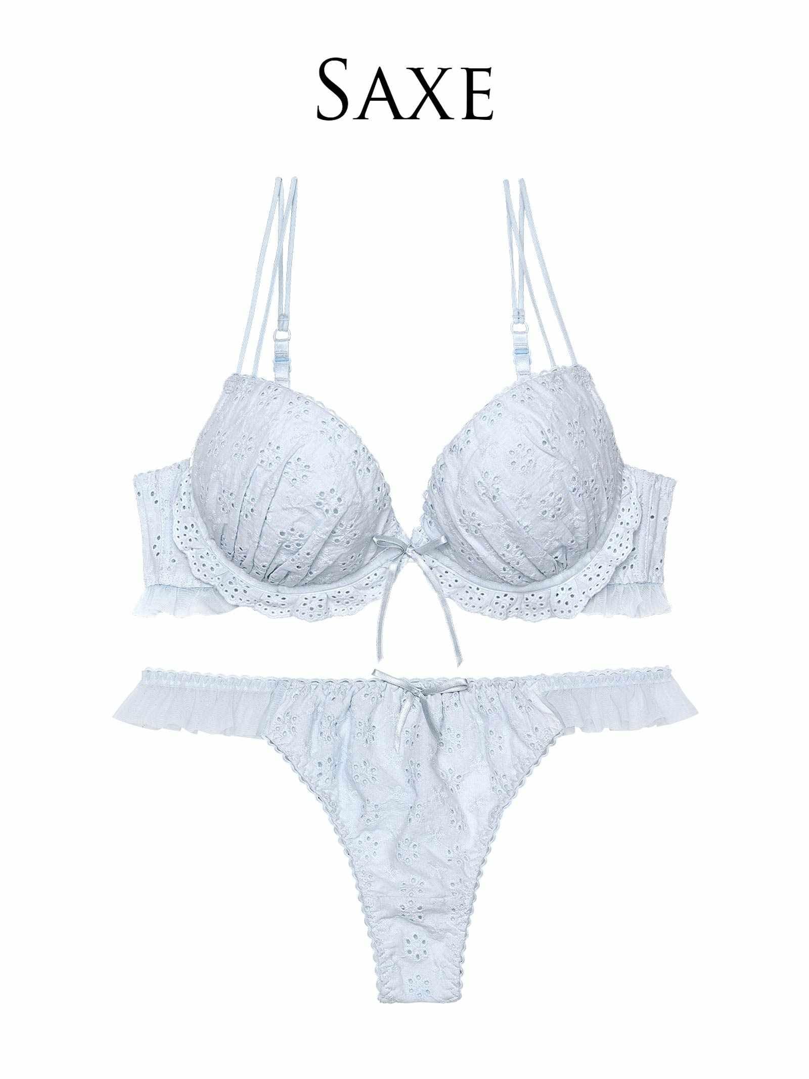 8/5新作!【ぴょな(PyunA.)プロデュース/Enfel】コットンレースエンジェル ブラジャー&Tバック