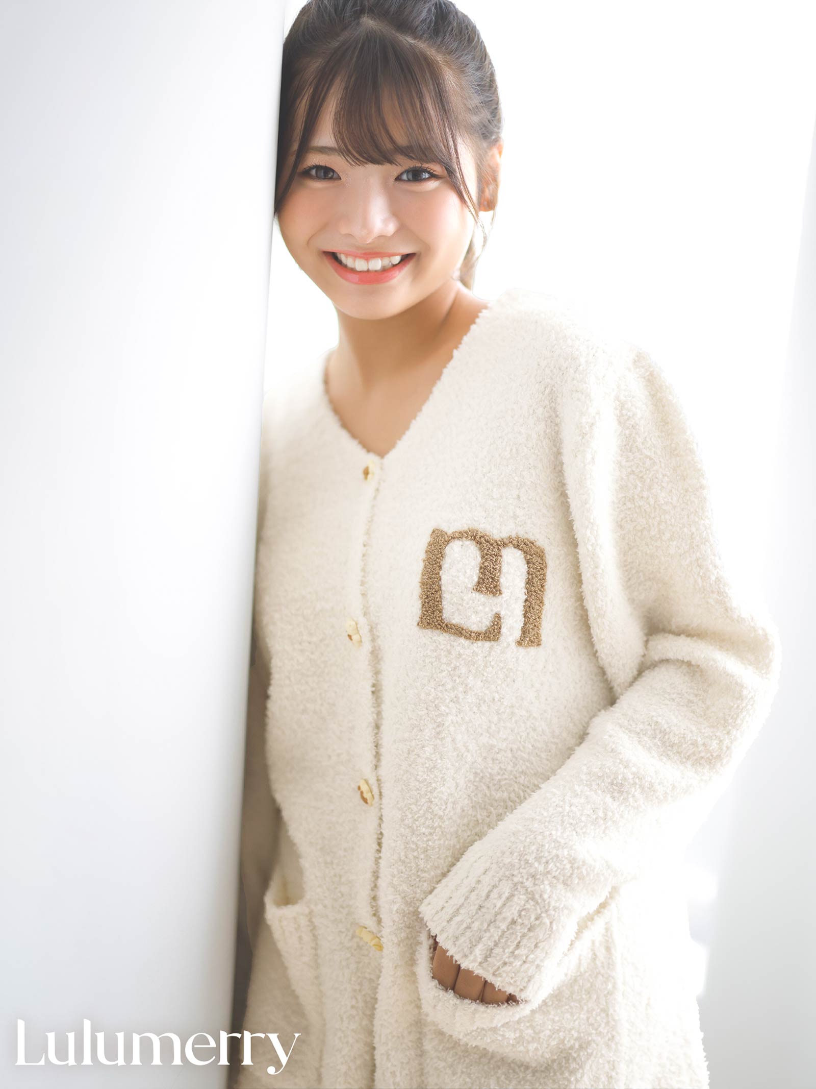 【YouTuber流那プロデュース/Lulumerry】クッキーベア ルームウェア レディーストップス&ショートパンツ&ヘアバンドセット / ホワイトベア(WHITE)