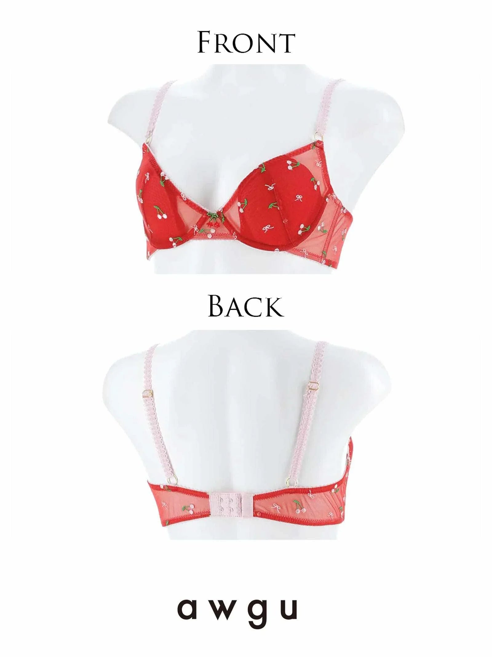 【Alisa Uenoプロデュース/awgu】CHERRY Series ブラジャー - 【公式】247Lingerie