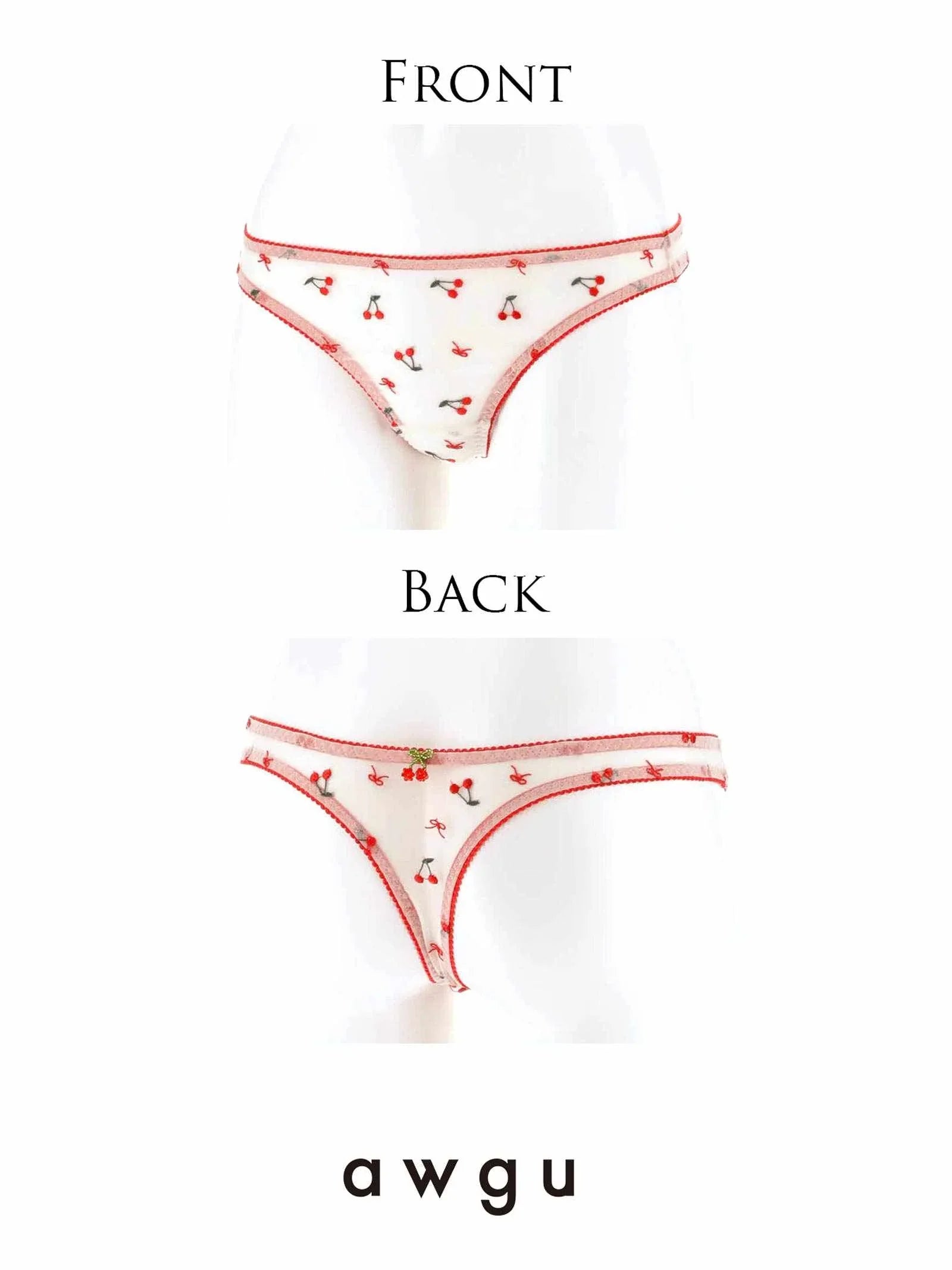 【Alisa Uenoプロデュース/awgu】CHERRY Series Tショーツ - 【公式】247Lingerie