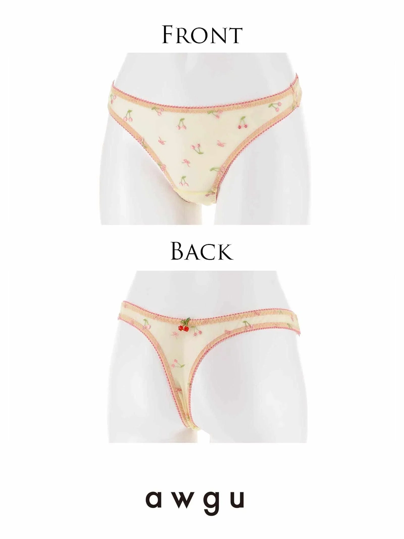 【Alisa Uenoプロデュース/awgu】CHERRY Series Tショーツ - 【公式】247Lingerie