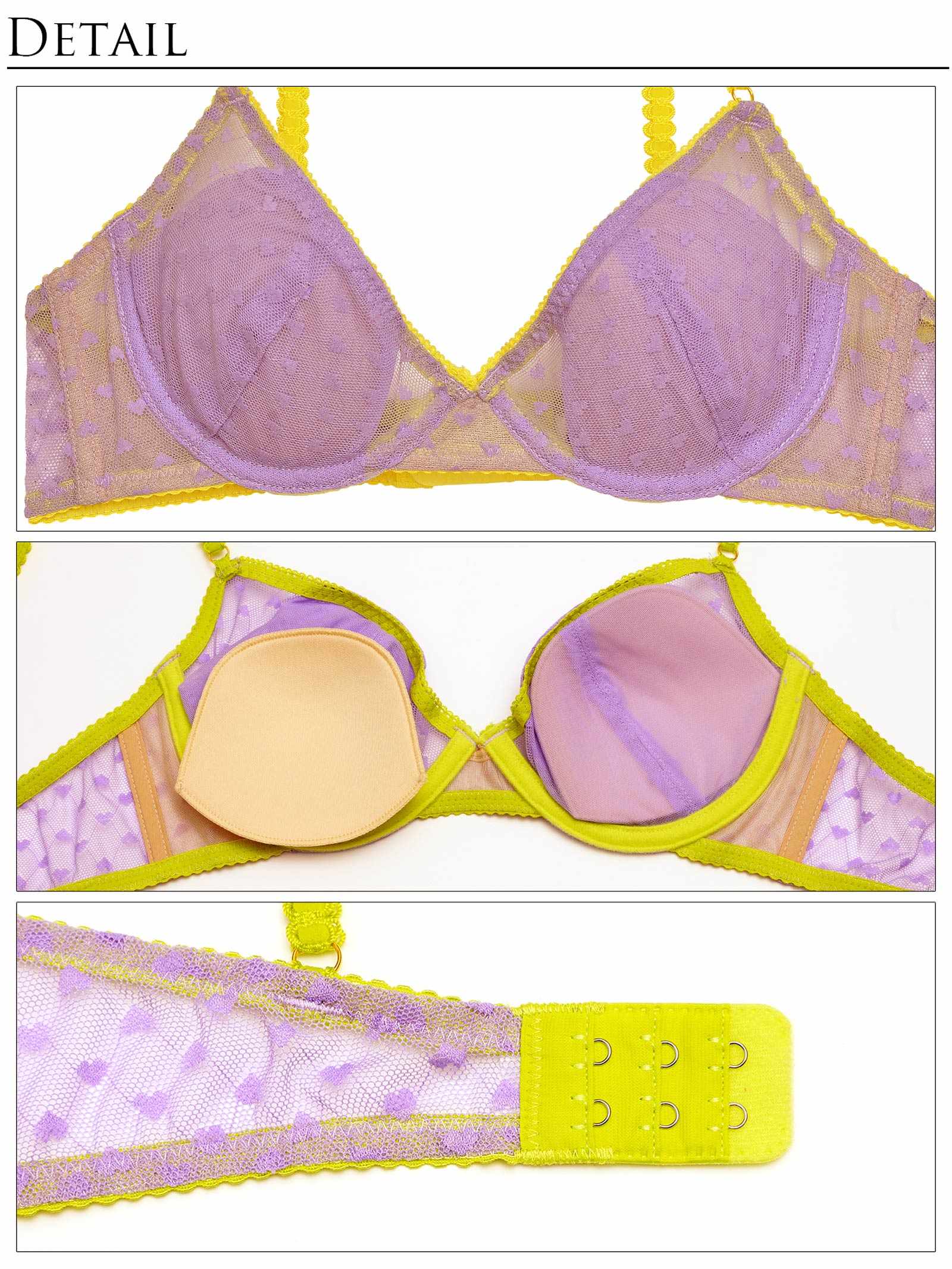 【Alisa Uenoプロデュース/awgu】HEART Series ブラジャー