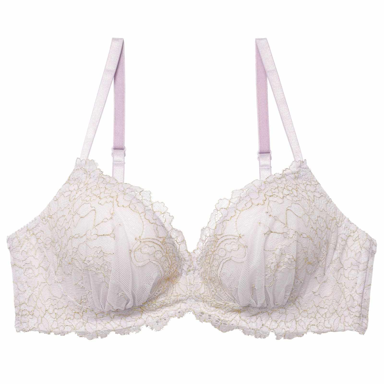 【てんちむプロデュース/QQz】ふわりっちブラジャー/ラベンダー