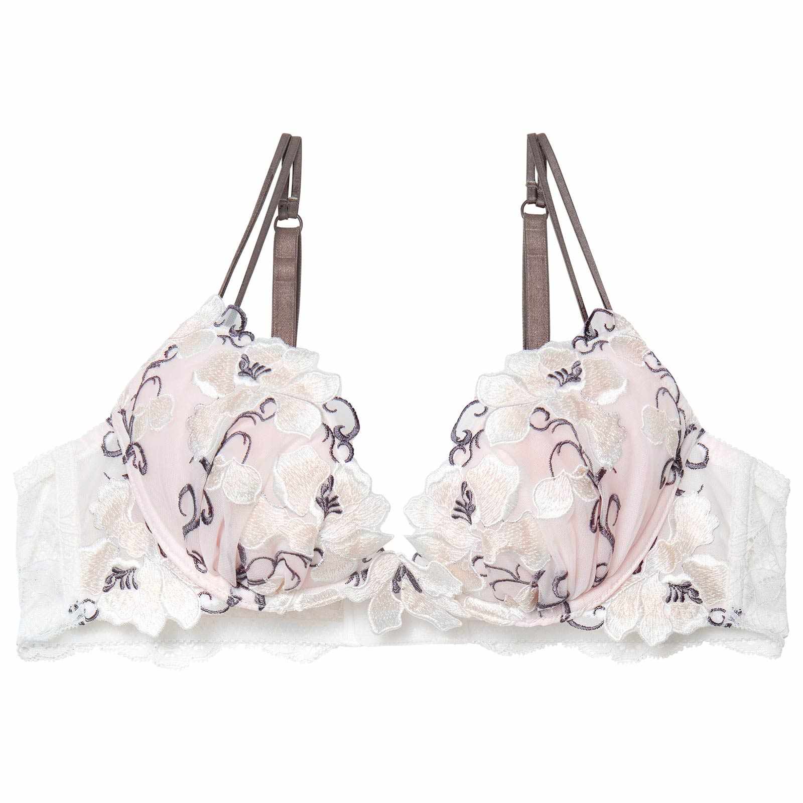 3/16新作!【PyunA.プロデュース-Enfel】リュクスカメリアブラジャー ホワイト