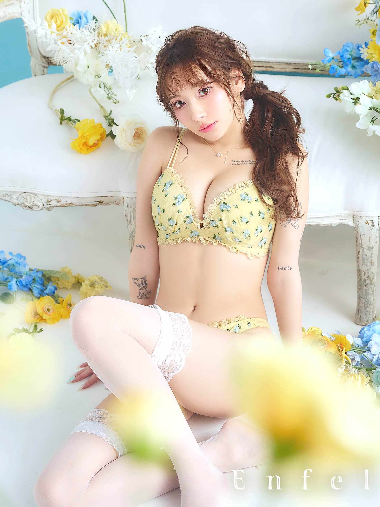 4/24新作!【4/25より順次発送】【ぴょな(PyunA.)プロデュース/Enfel】ノーブルローズブラジャー LEMOMN