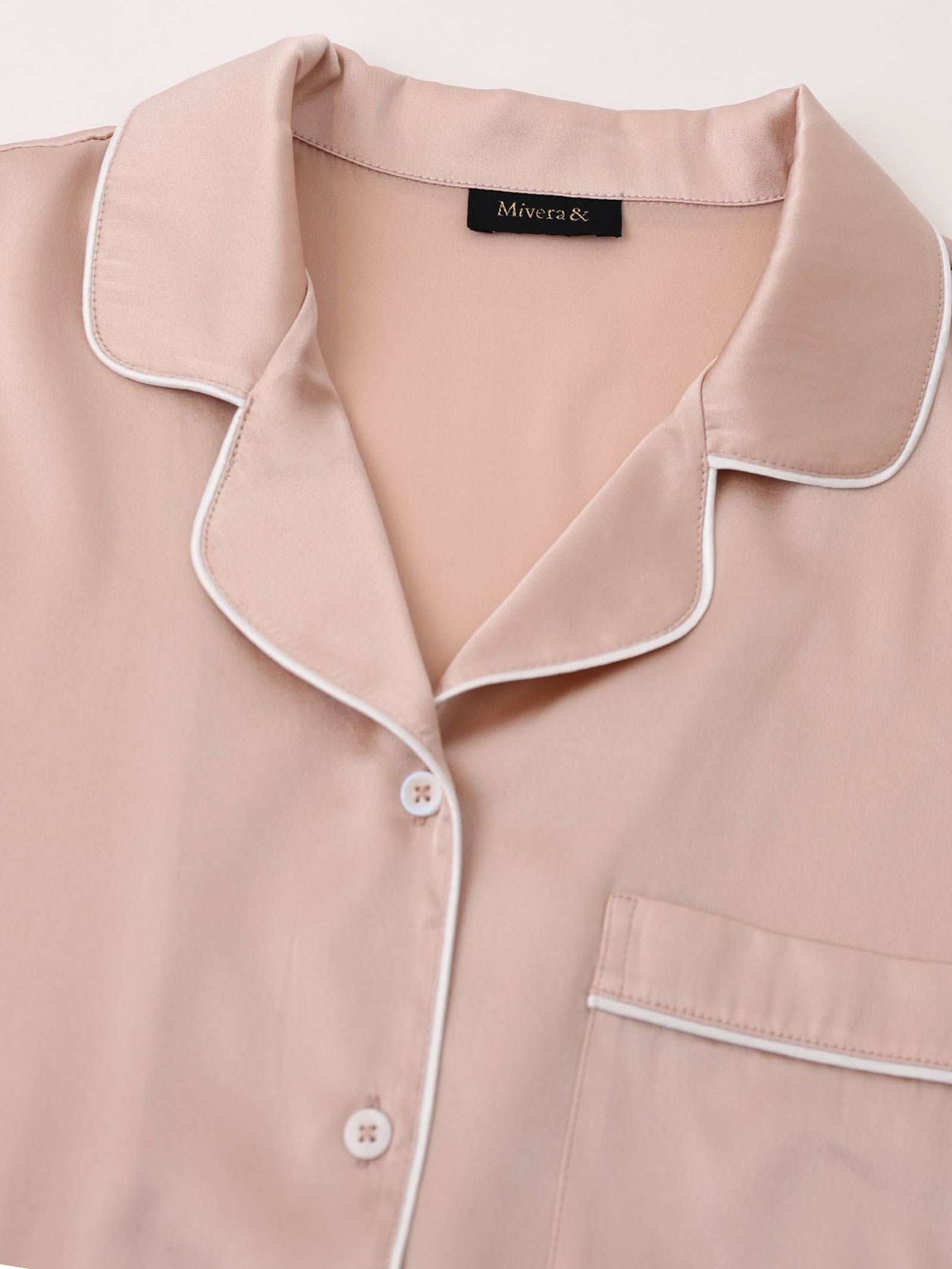 【Mivera&/みゆうプロデュース】シルクグレースパジャマ