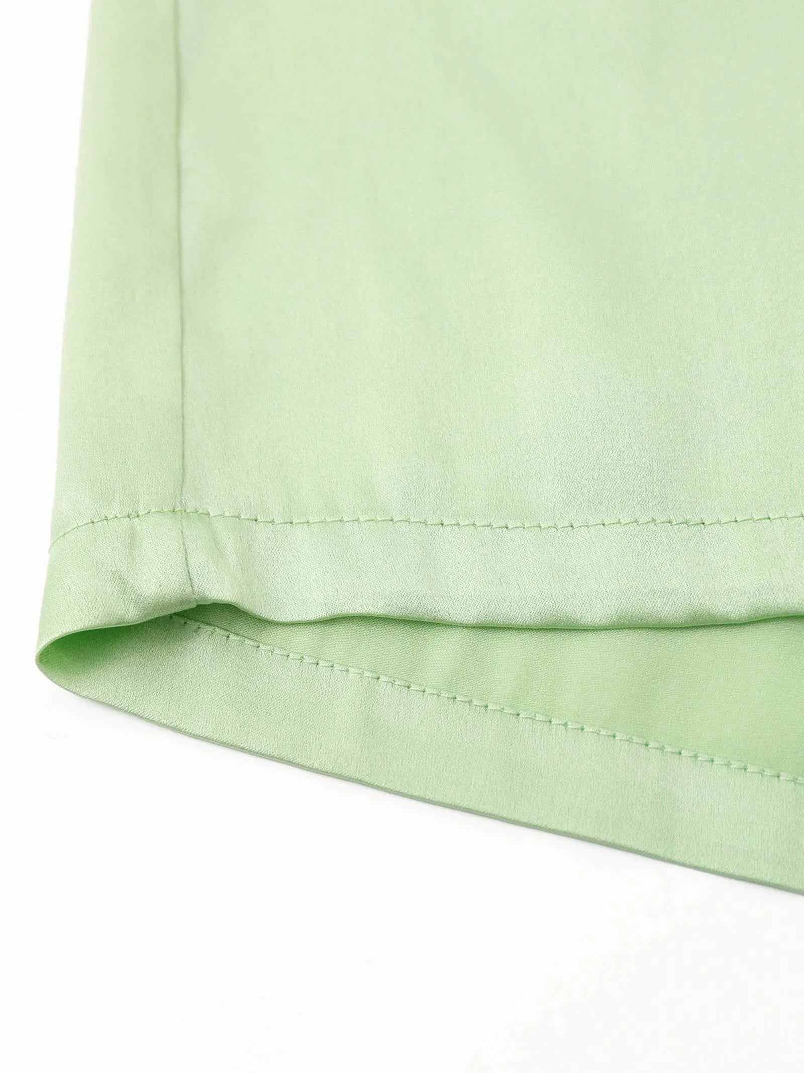 【Mivera&/みゆうプロデュース】Silk Grace Pajamas シルクグレースパジャマ / レディース MINT