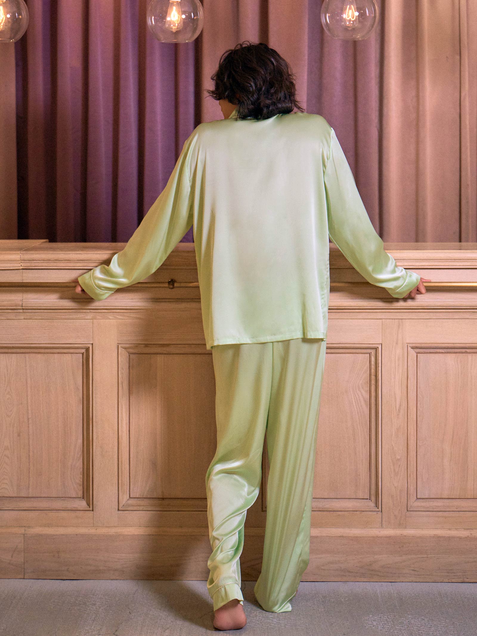 【Mivera&/みゆうプロデュース】シルクグレースパジャマ