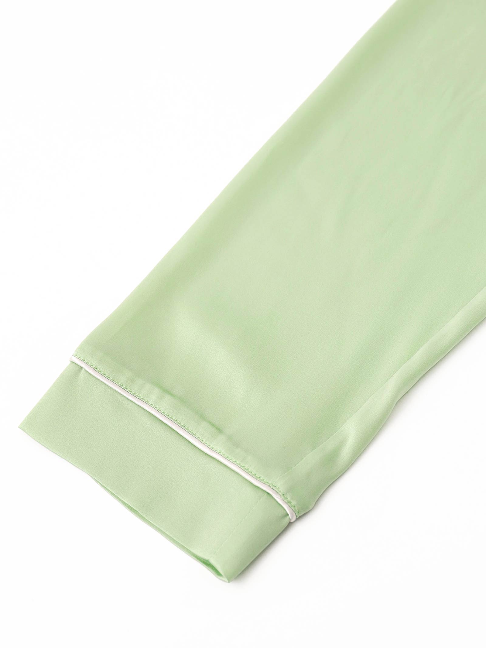 12/5新作!【Mivera&/みゆうプロデュース】Silk Grace Pajamas シルクグレースパジャマ / メンズ MINT