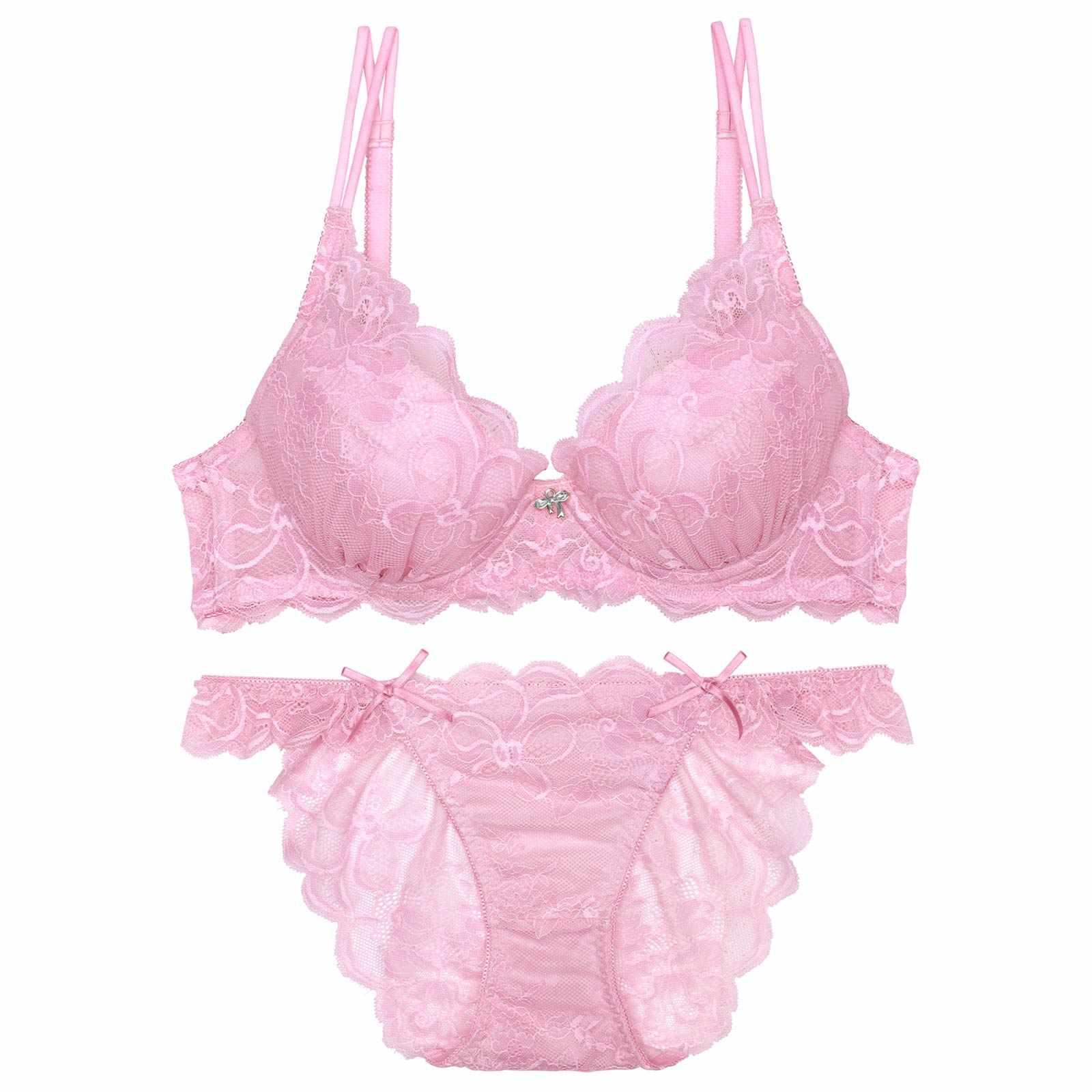 【伊藤桃々プロデュース/Rosem】フルールレースブラセット/ピンクリボン