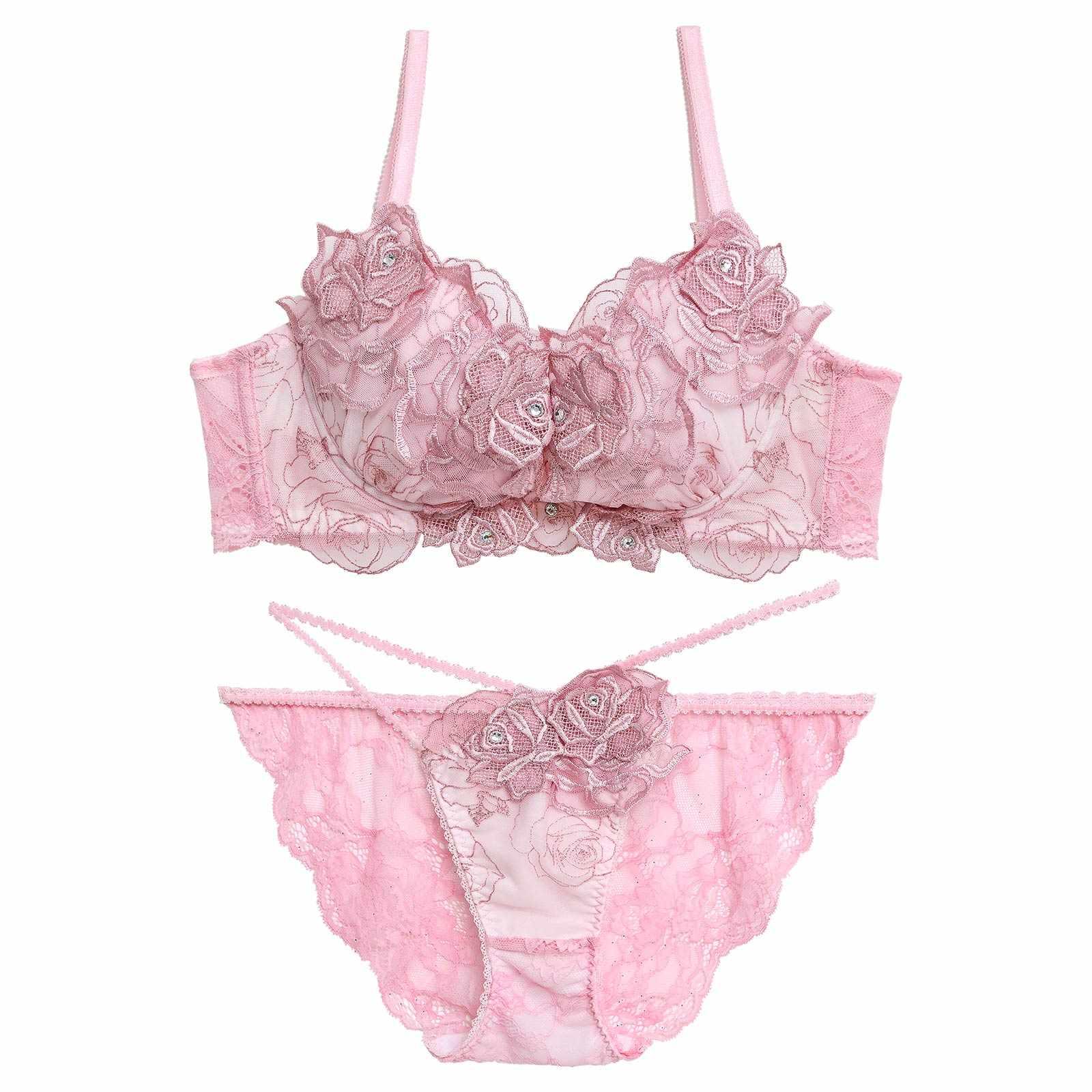 2/6新作!【伊藤桃々プロデュース/Rosem】ロマンティックローズブラセット/ローズピンク