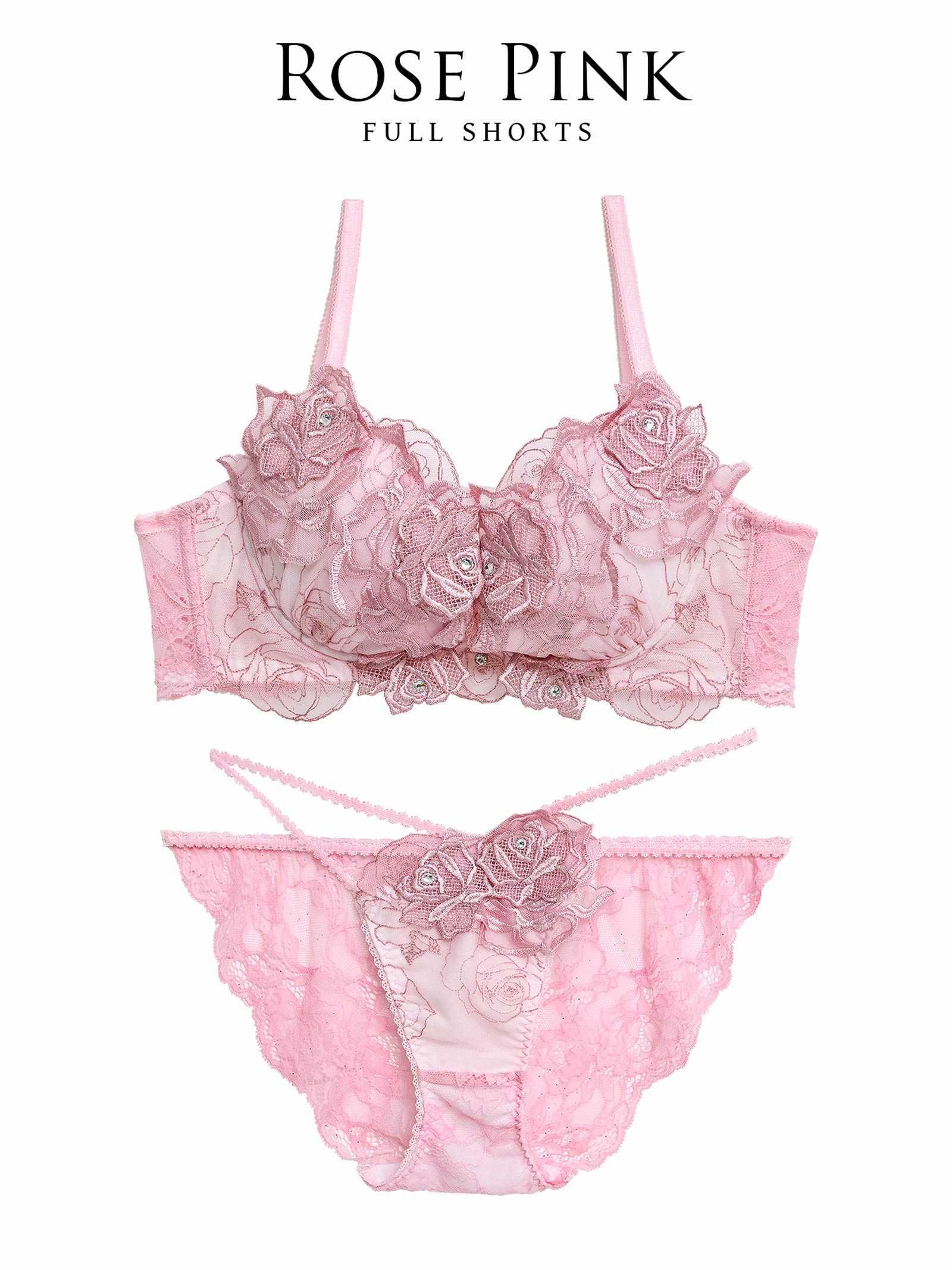 【伊藤桃々プロデュース/Rosem】ロマンティックローズブラセット/ローズピンク