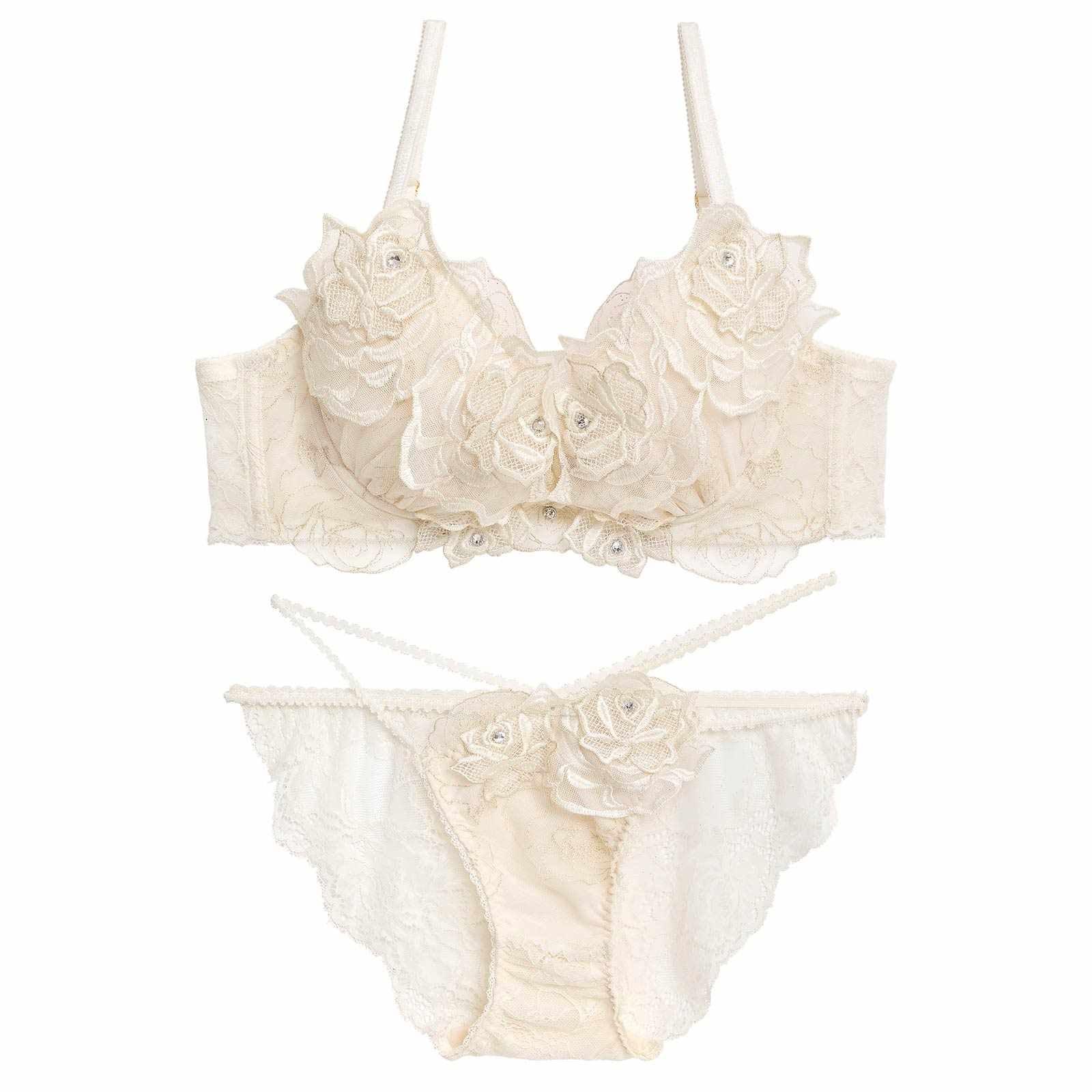 2/6新作!【伊藤桃々プロデュース/Rosem】ロマンティックローズブラセット/フローラルホワイト