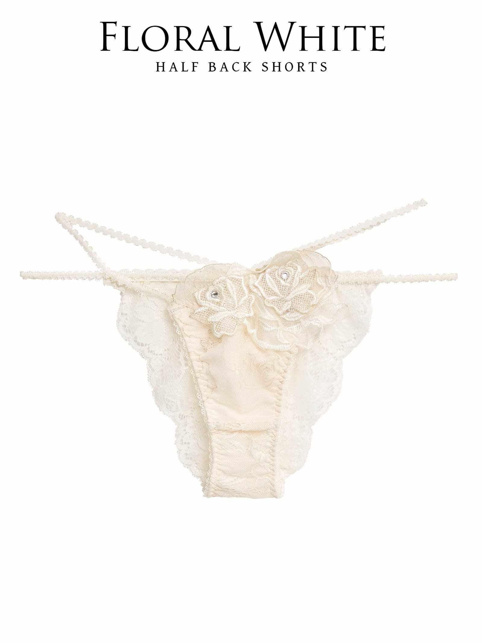 【伊藤桃々プロデュース/Rosem】ロマンティックローズ単品ハーフバックショーツ