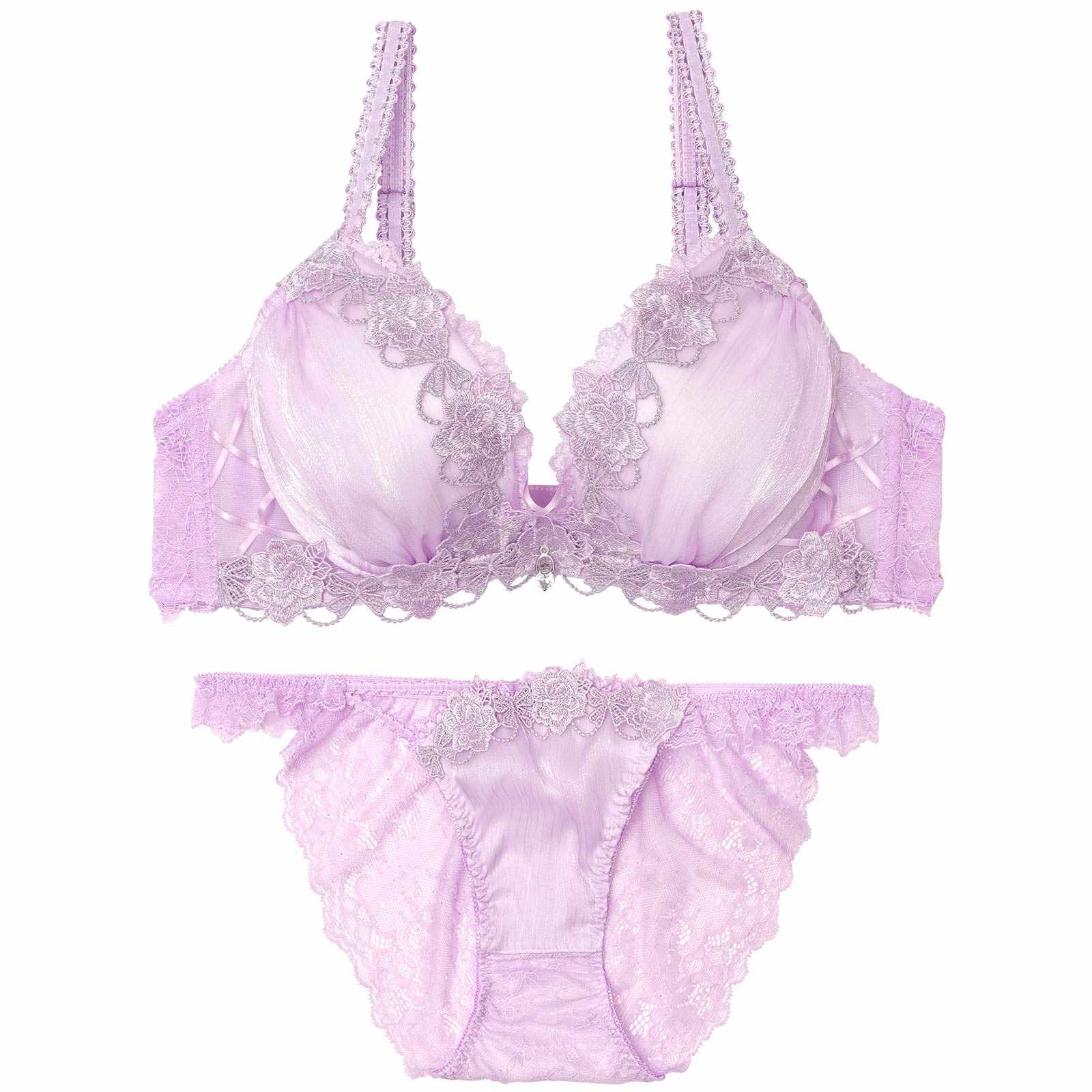 3/21新作!【伊藤桃々プロデュース/Rosem】トゥインクルフラワーブラセット/スターラベンダー