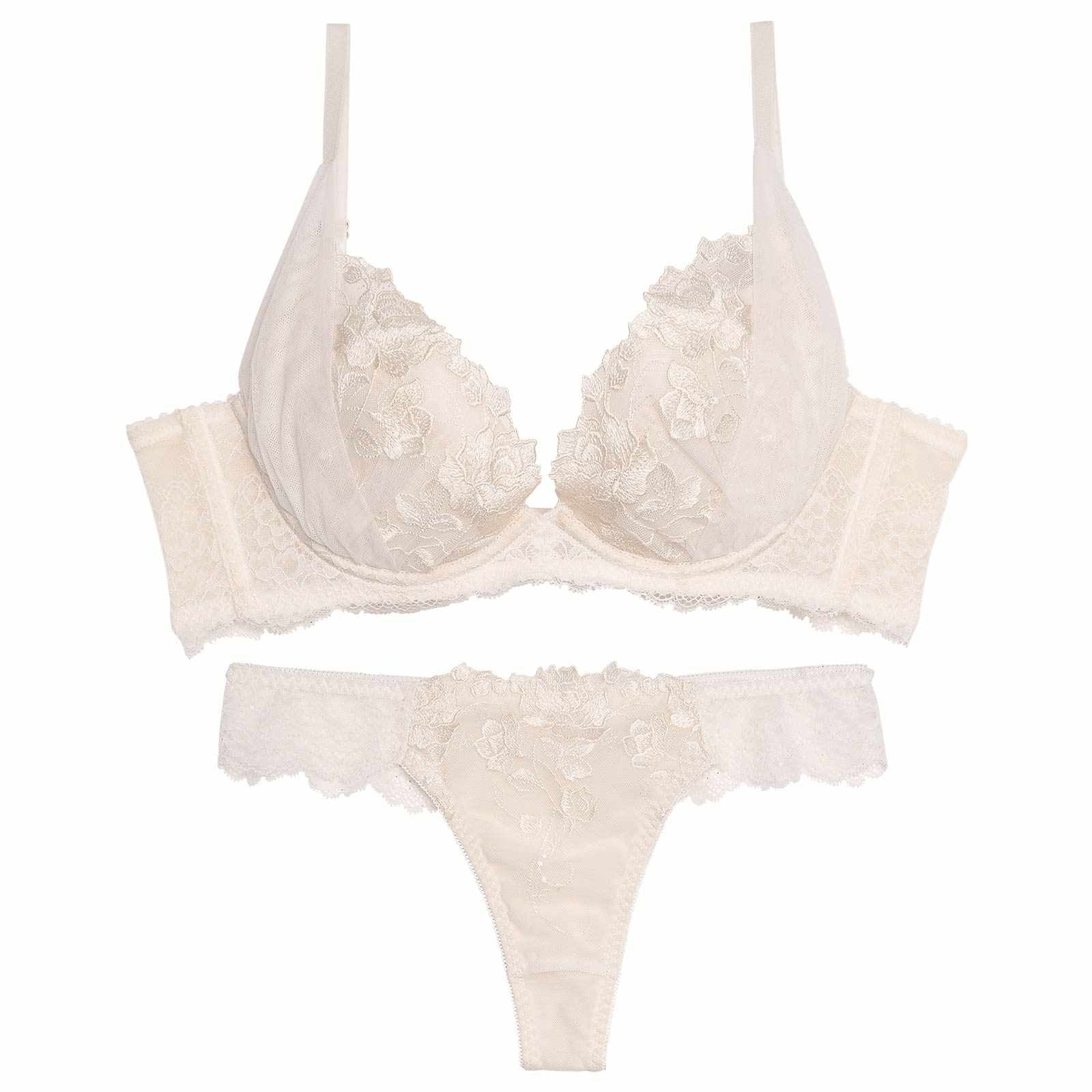 【ダレノガレ明美プロデュース/GARRONE】rose antique bra&T-back ローズ アンティーク ブラ&Tバック