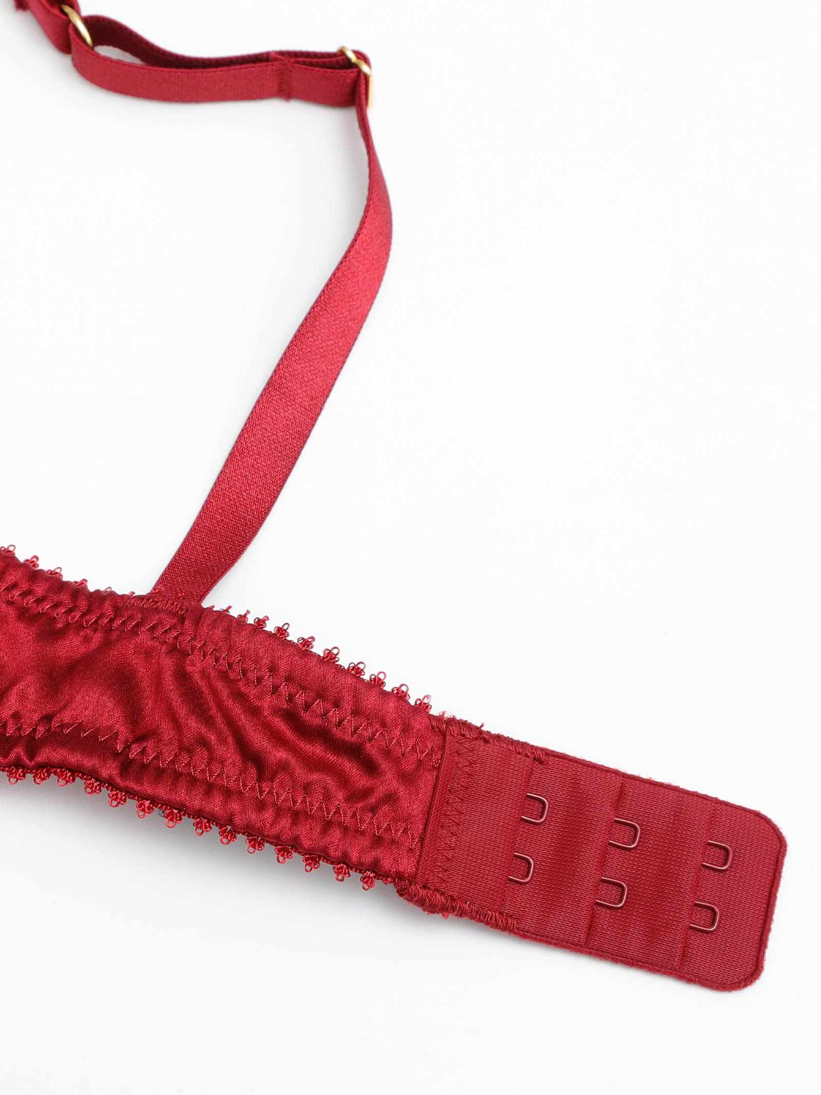 【Mivera&/みゆうプロデュース】Silk Grace Bra シルクグレースブラ / RED