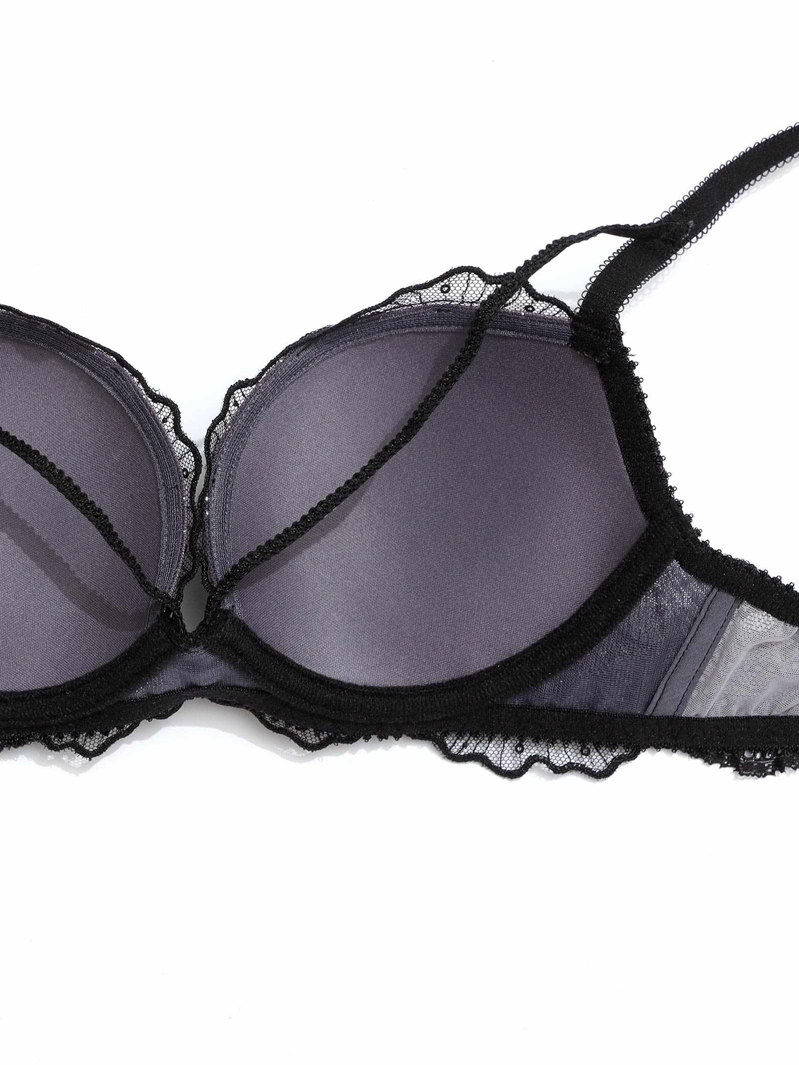 Luminous Shell Line Bra ルミナスシェルラインブラ / BLACK