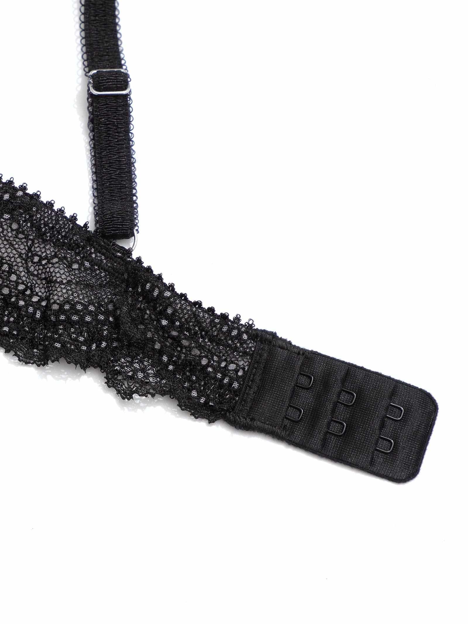 11/5再販!【Mivera&/みゆうプロデュース】Luminous Shell Line bra ルミナスシェルラインブラ / BLACK