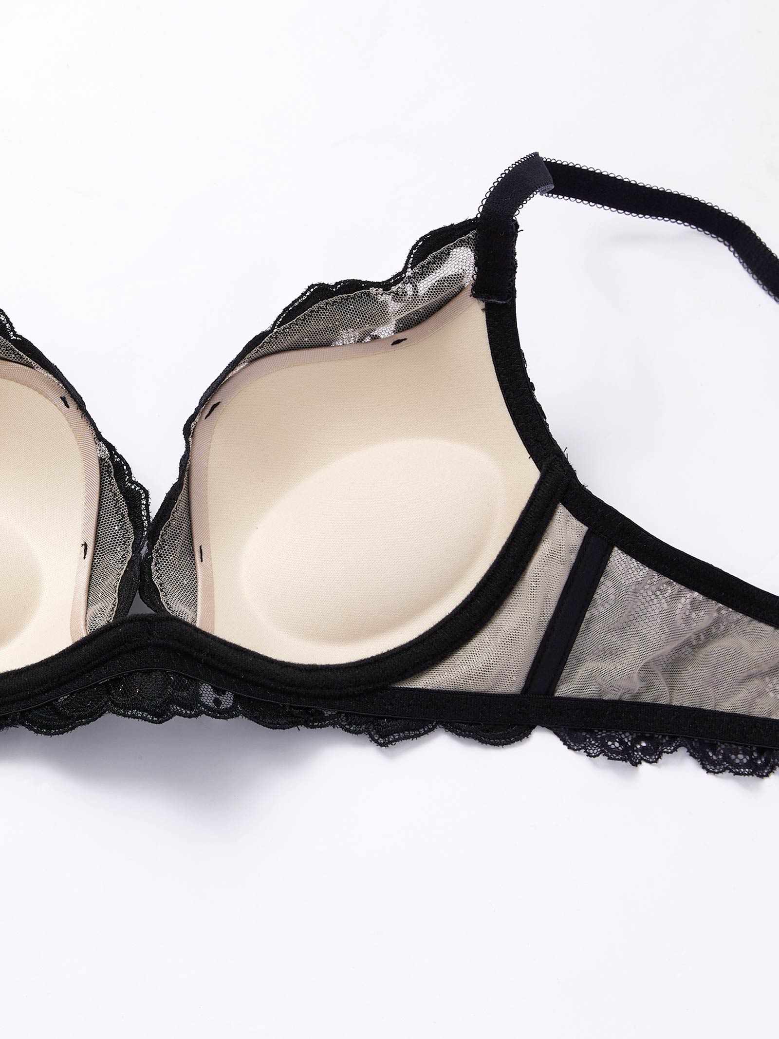 【Mivera&/みゆうプロデュース】Oriental Blossom Bra オリエンタルブロッサムブラ/BLACK