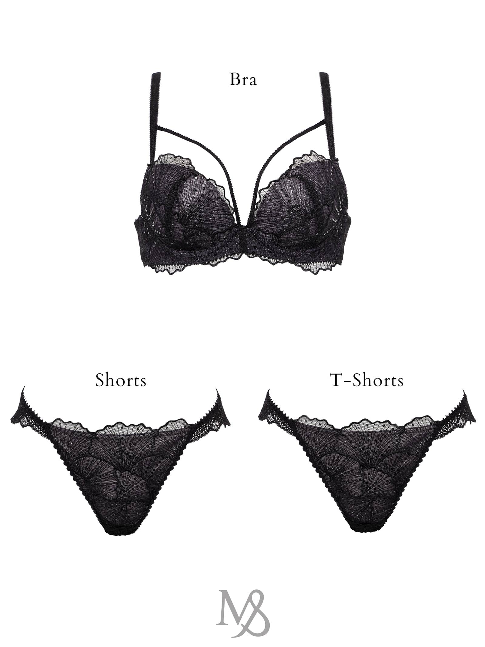 11/5再販!【Mivera&/みゆうプロデュース】Luminous Shell Line Shorts ルミナスシェルライン ショーツ