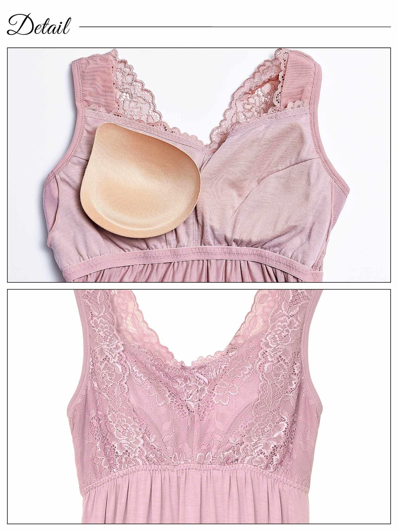 ロマンティックレースノースリーブナイトブラワンピースルームウェア - 【公式】247Lingerie