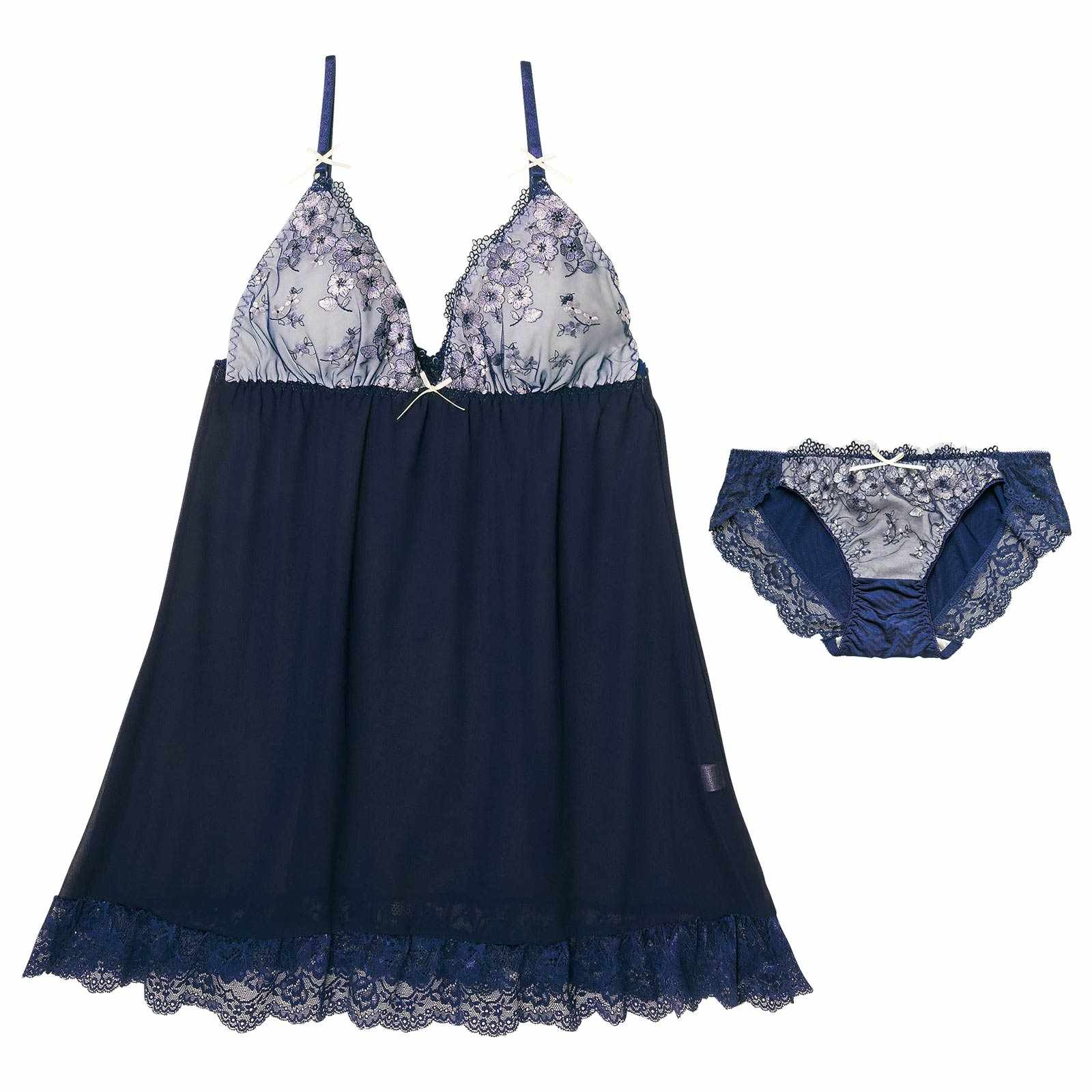 11/15再販!ダスティジュエルフラワーベビードール