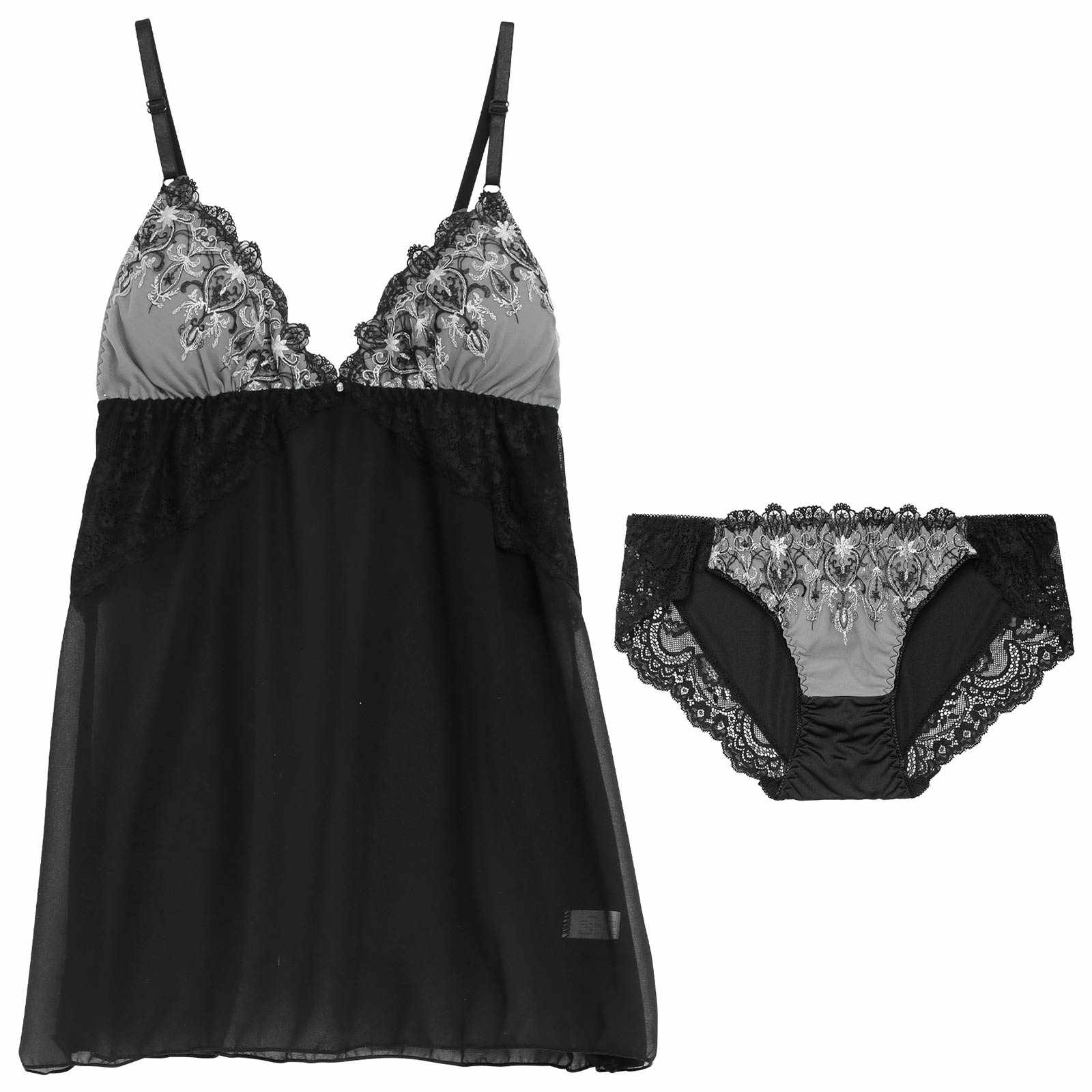 12/15新作!グレイス シャンデリアレースベビードール