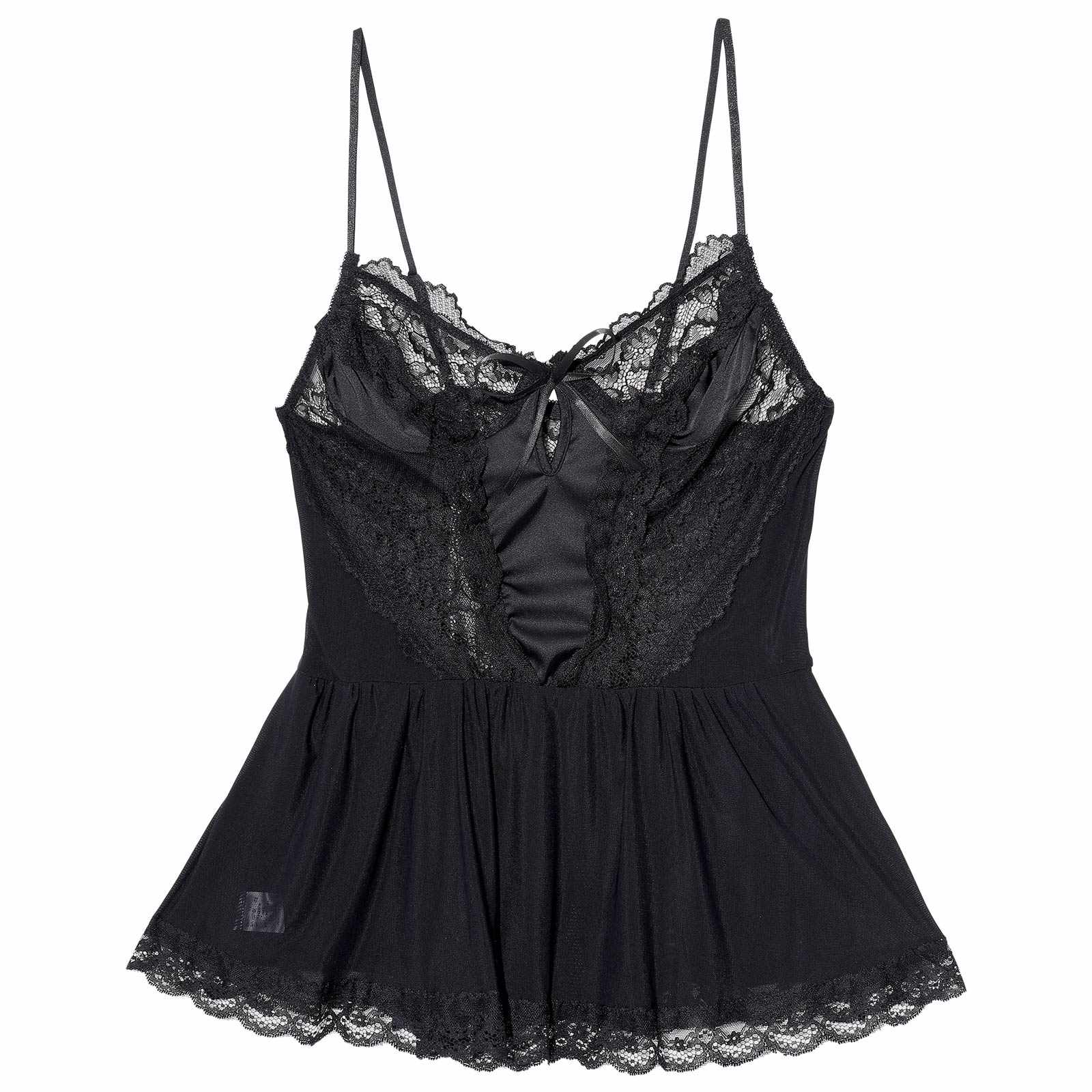 12/9再販!ブルームスカラップレースベビードール