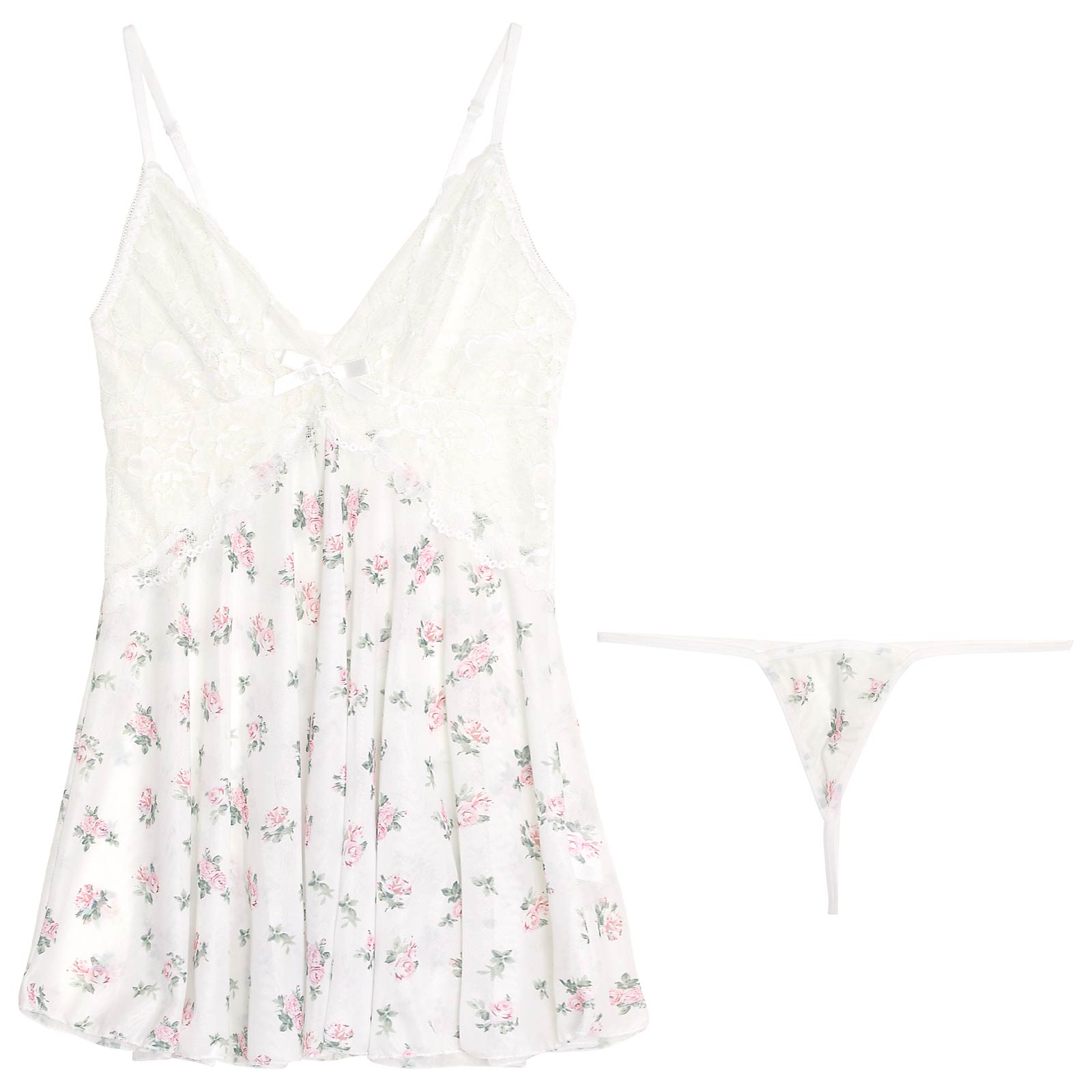 12/4再販!レーシィフェミニンローズベビードール